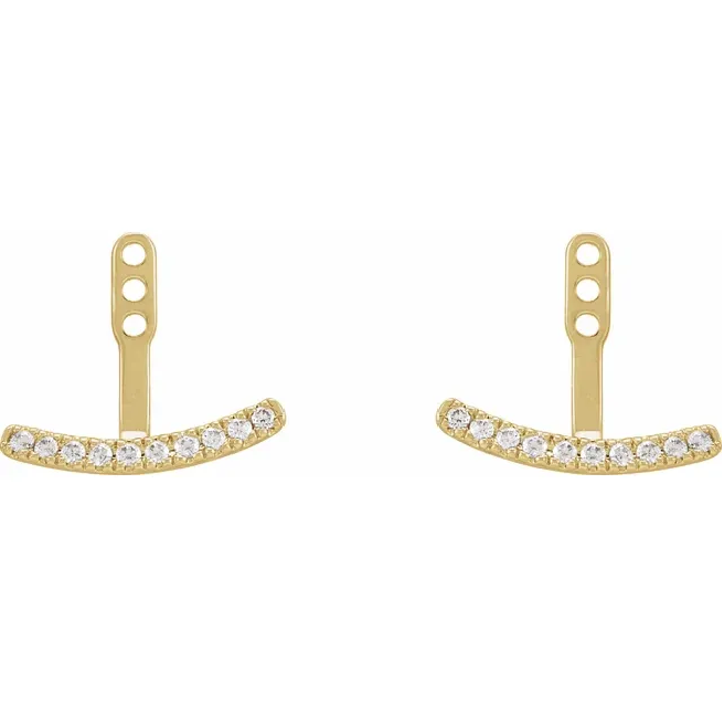.55CTW Earring Jackets