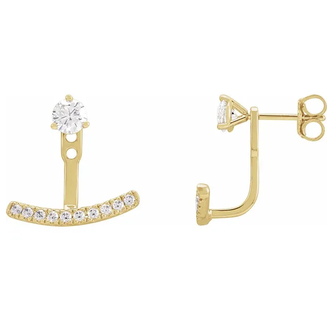 .55CTW Earring Jackets