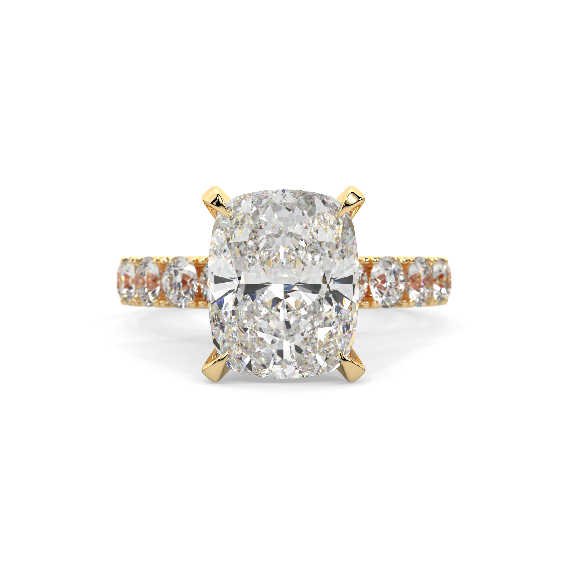 Dahlia Ring Elongated Cushion