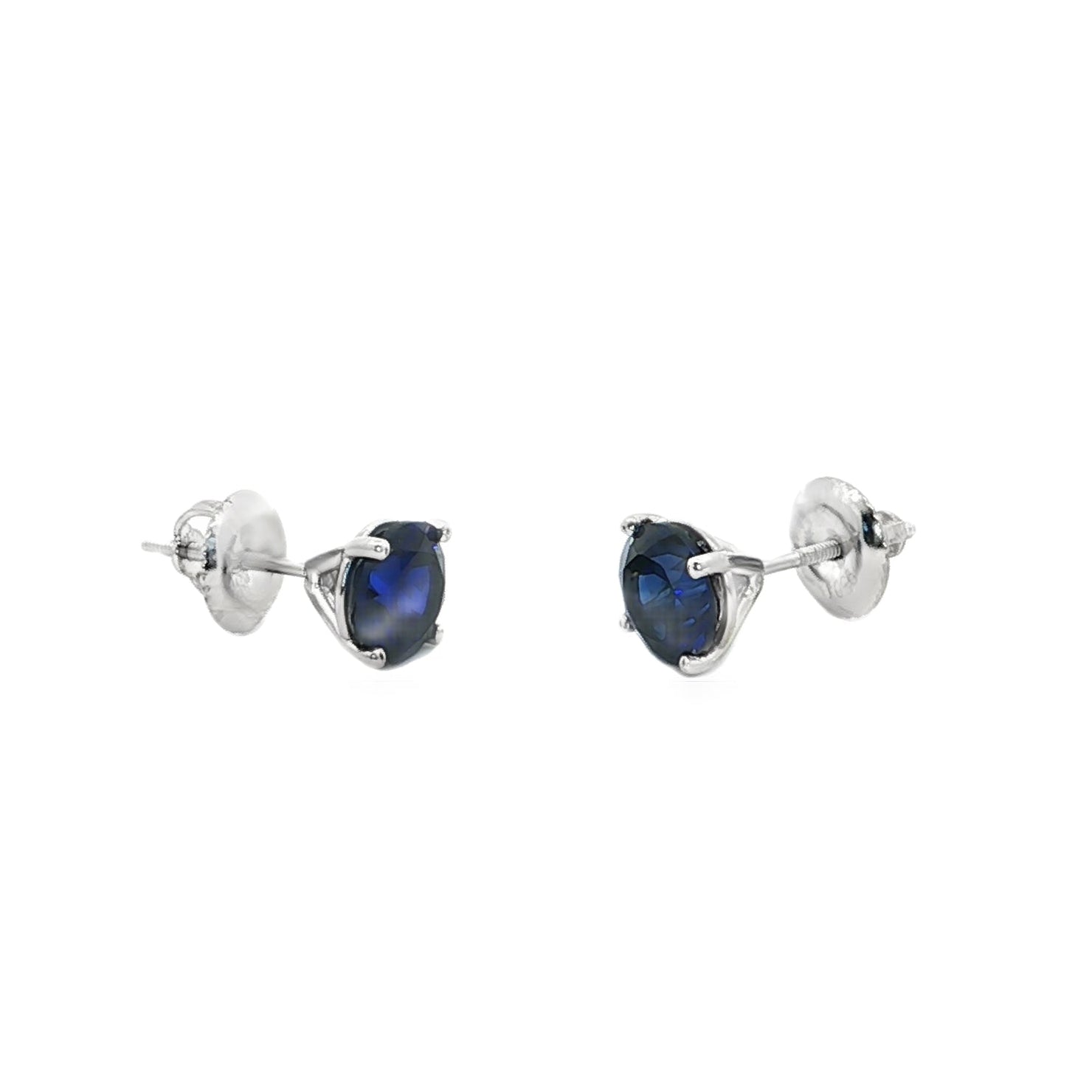 2.00ctw Lab Sapphire Studs