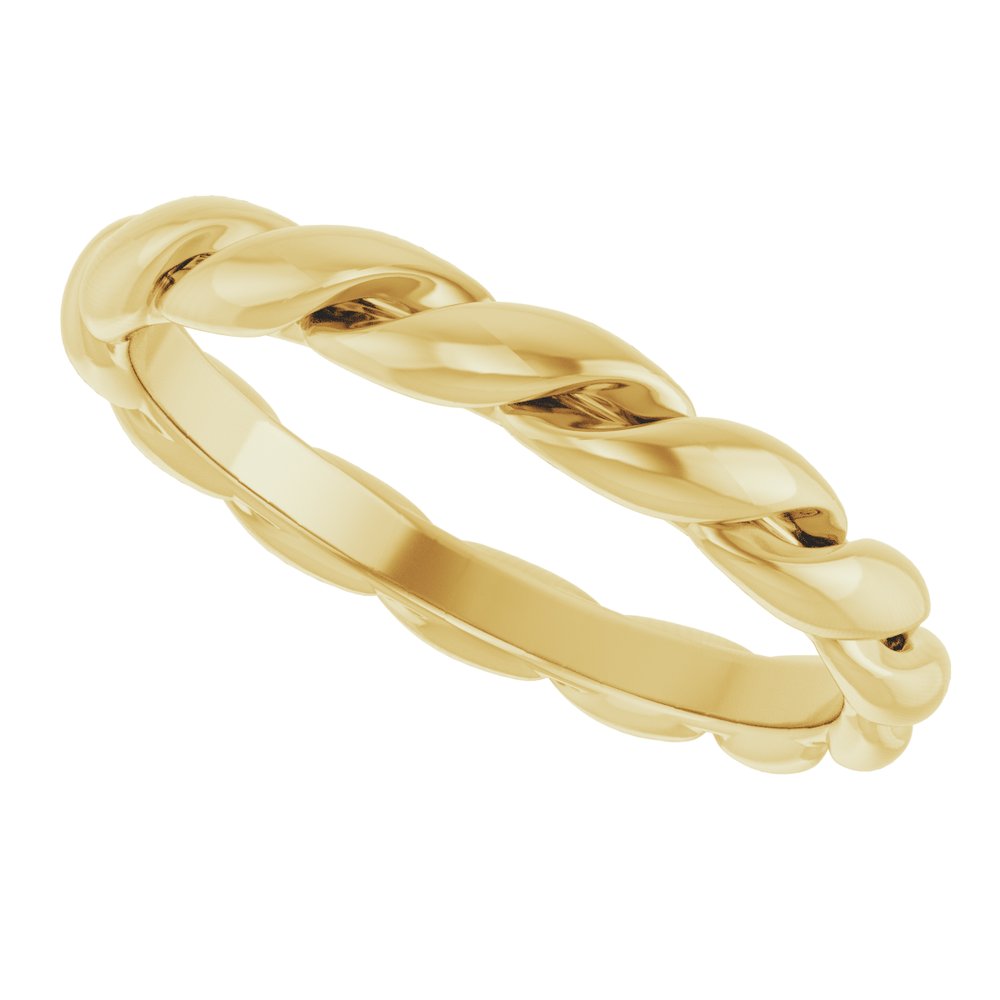 14K Yellow 2.8 mm Twisted Band