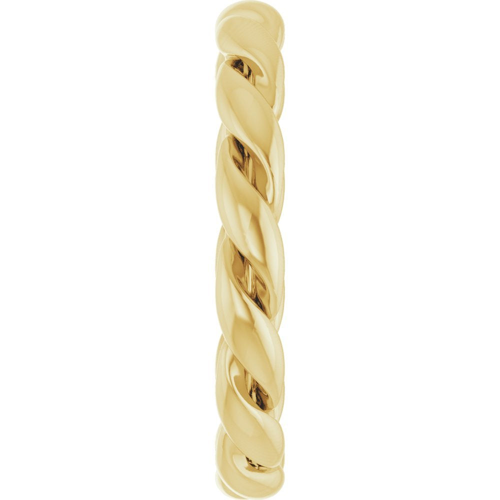 14K Yellow 2.8 mm Twisted Band