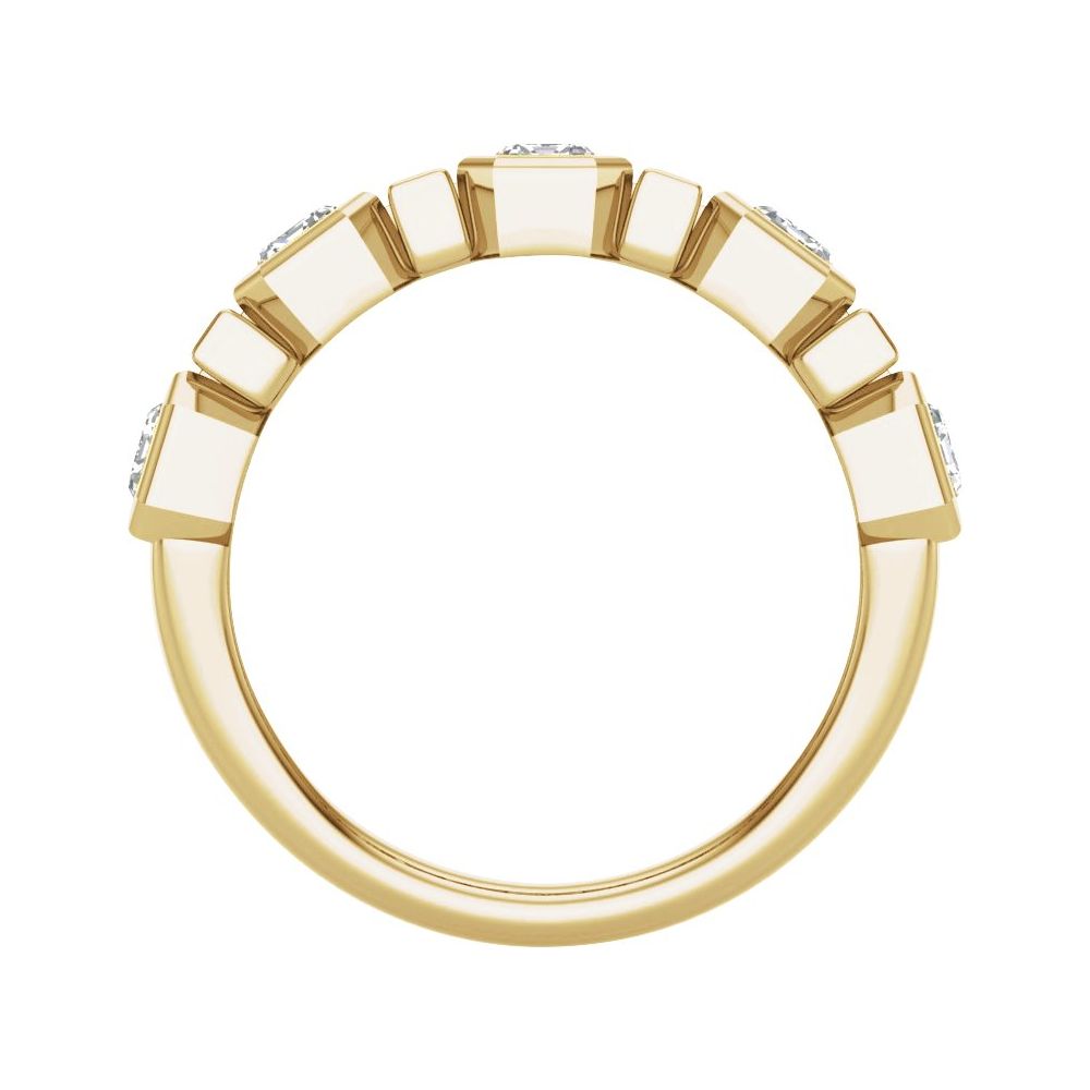14K Yellow 1 1/2 CTW Lab-Grown Diamond Anniversary Band