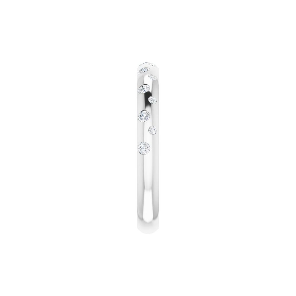 14K White 1/6 CTW Natural Diamond Anniversary Band