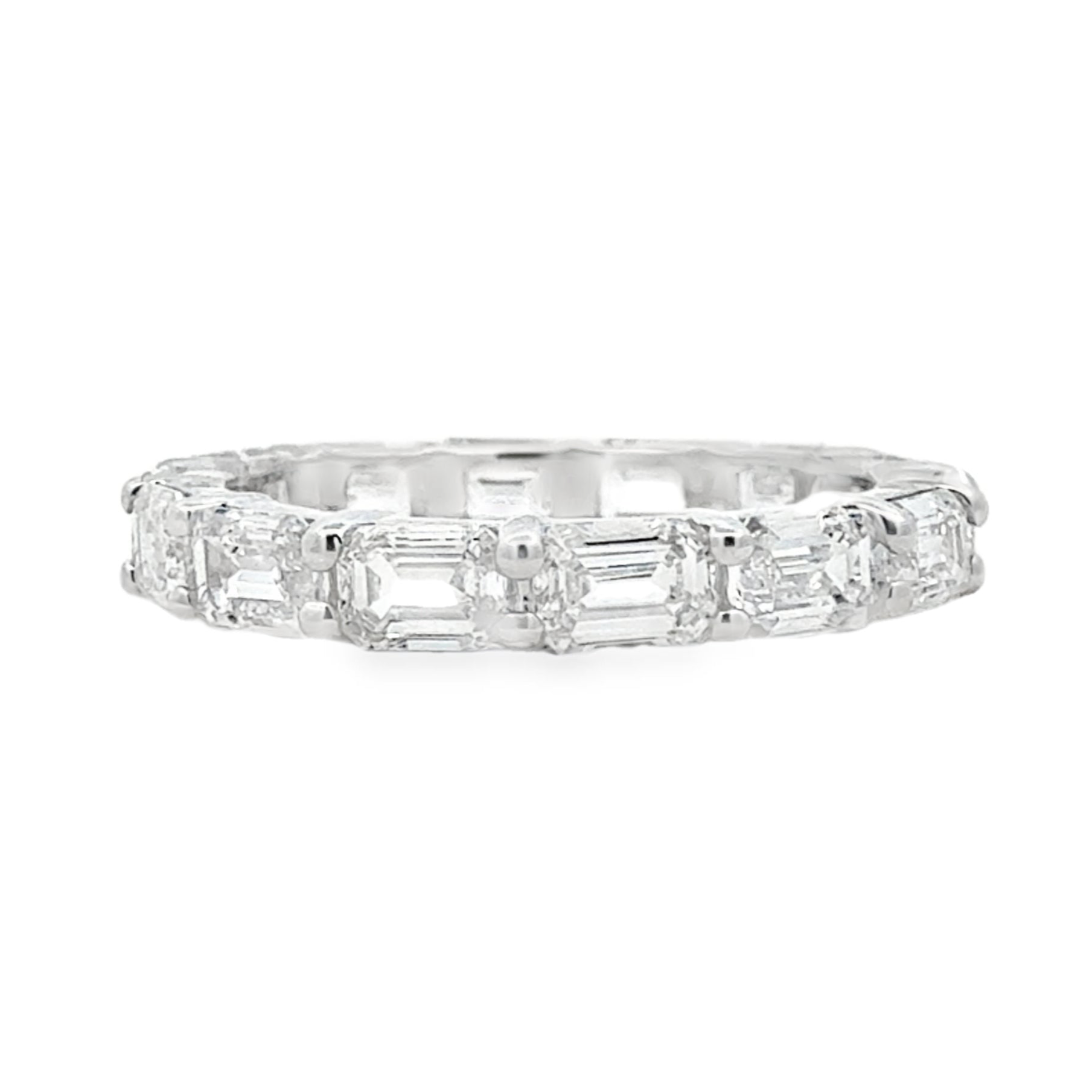 3.50ctw East-West Emerald Band