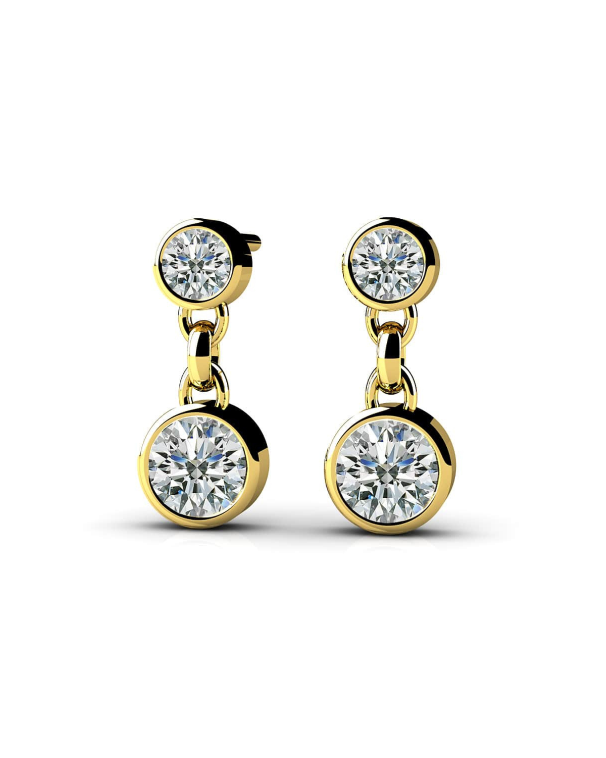 Diamond Dangle Earrings