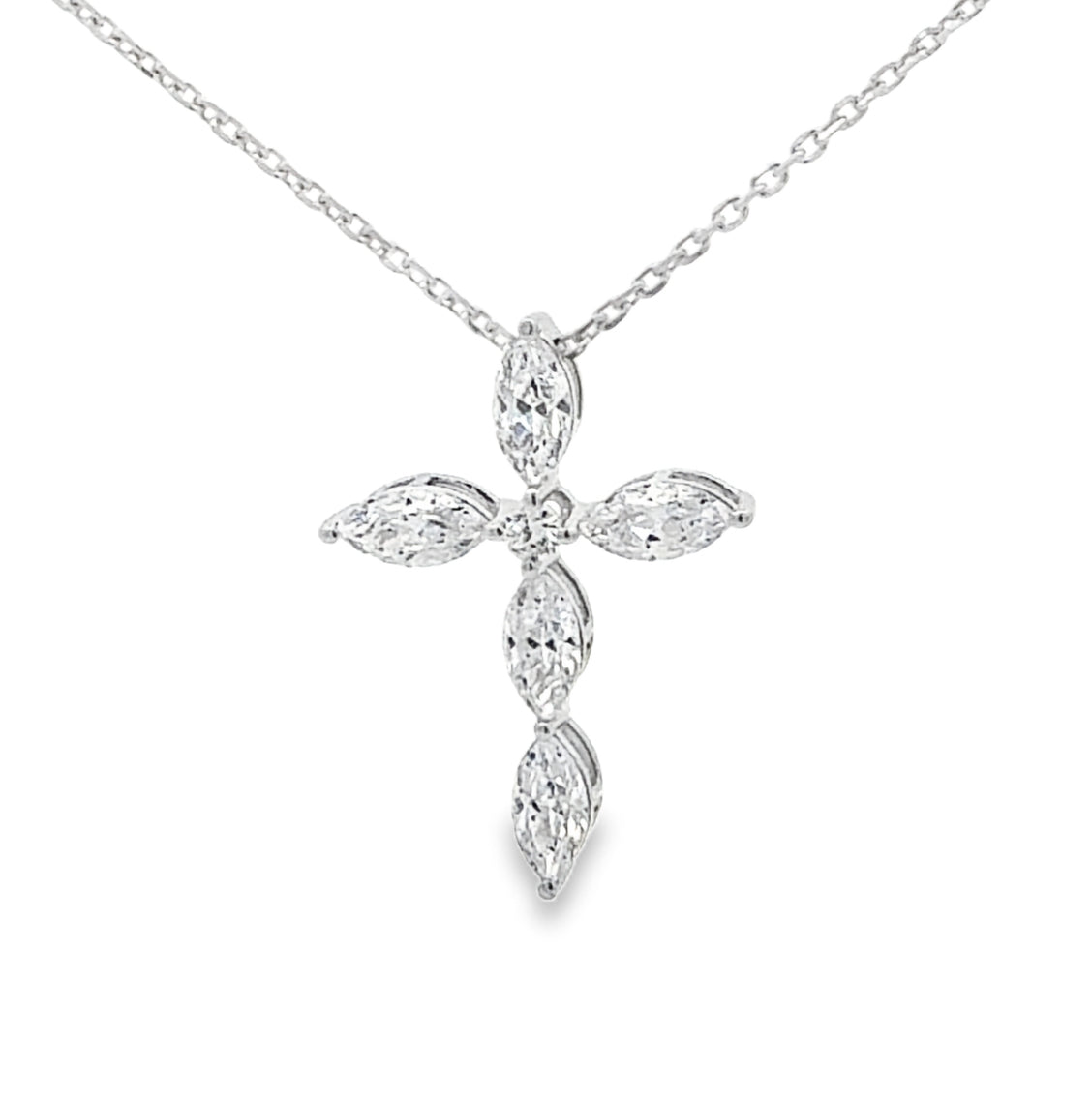 Marquise Cross Pendant