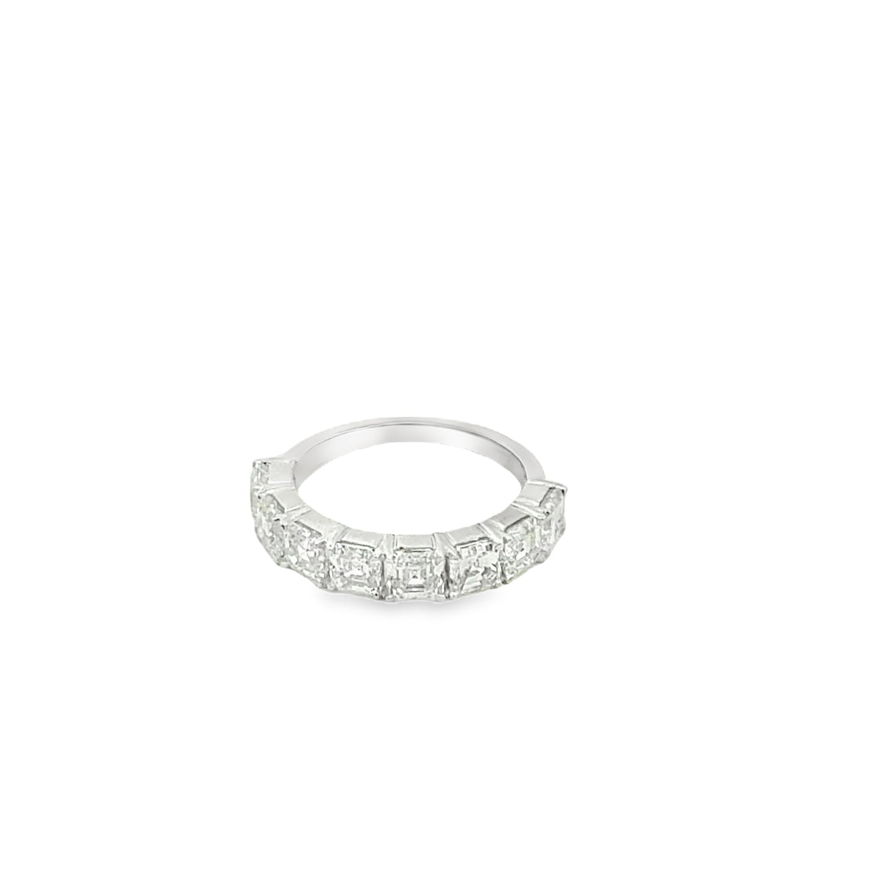 2.65ctw Asscher Cut Lab Diamond Band