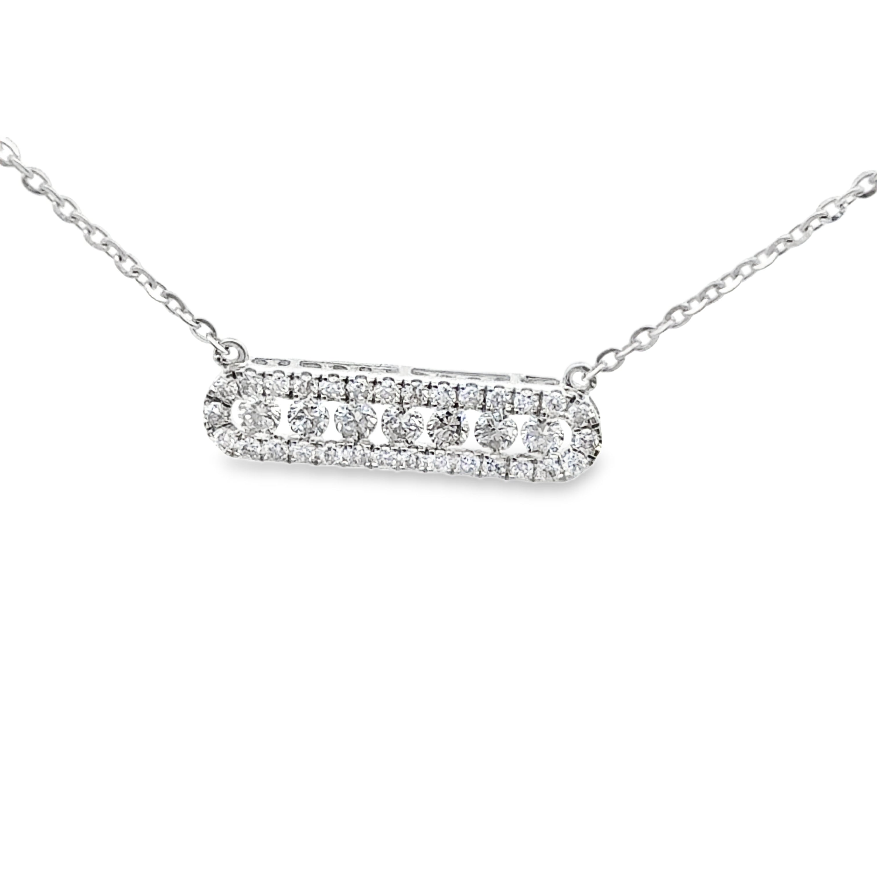 Pave Floating Diamond Pendant
