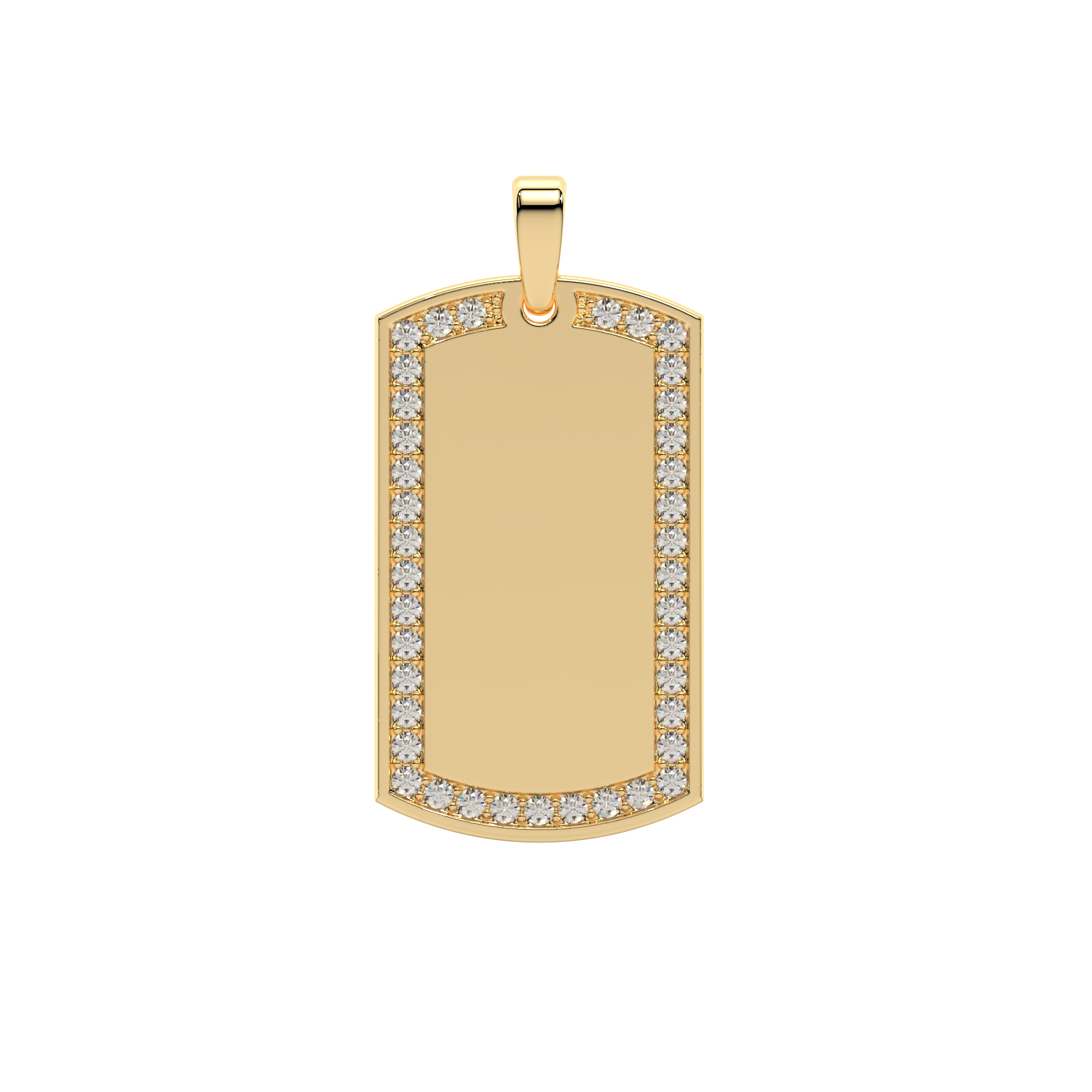 Pavé Rectangle Tag