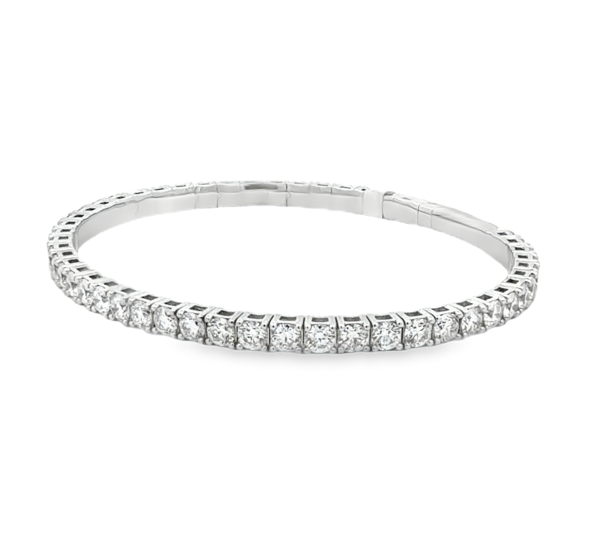 14kWG Lab Diamond Elastic Bracelet