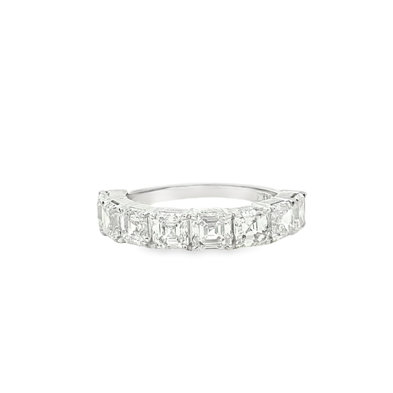 2.65ctw Asscher Cut Lab Diamond Band