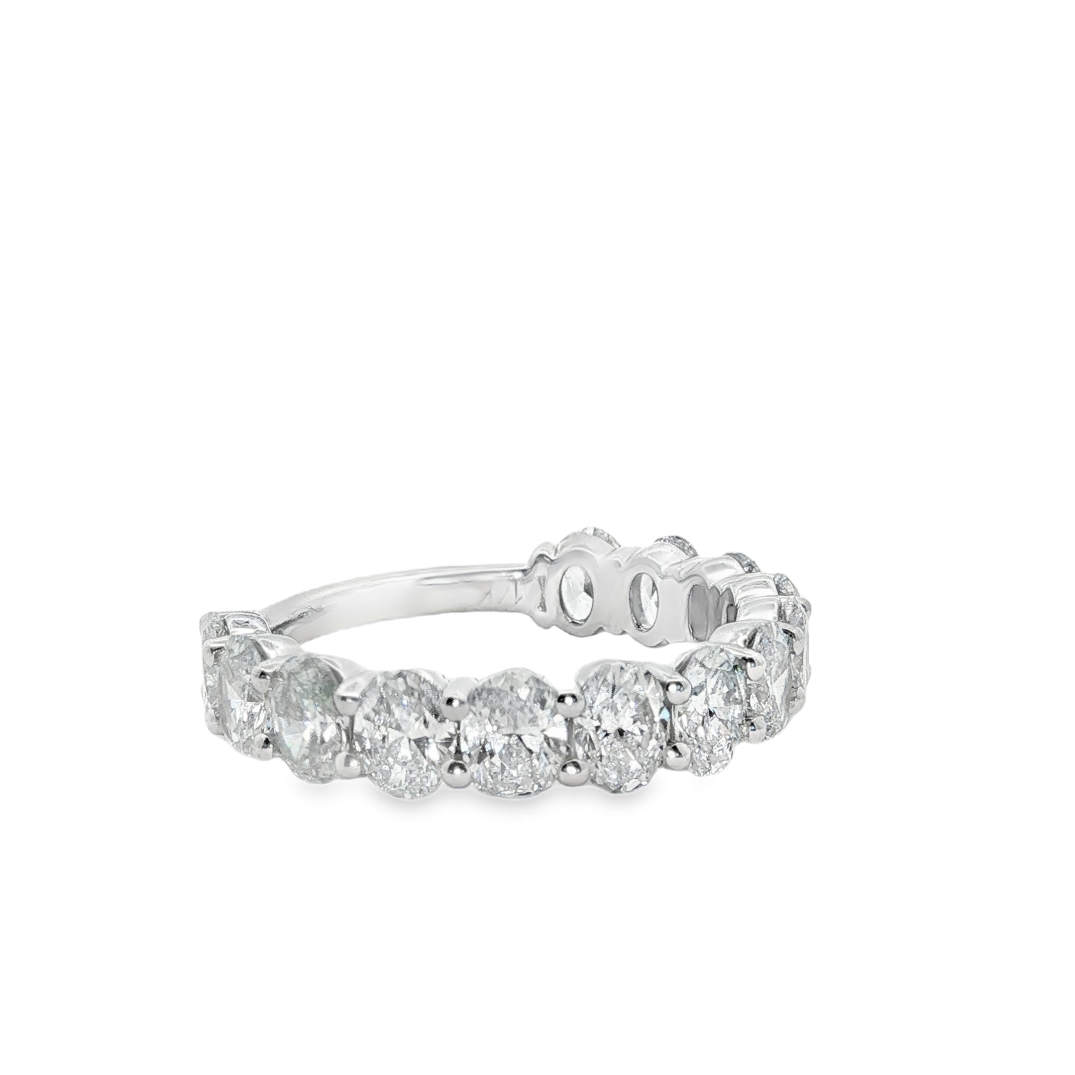 3/4 Eternity Oval Band