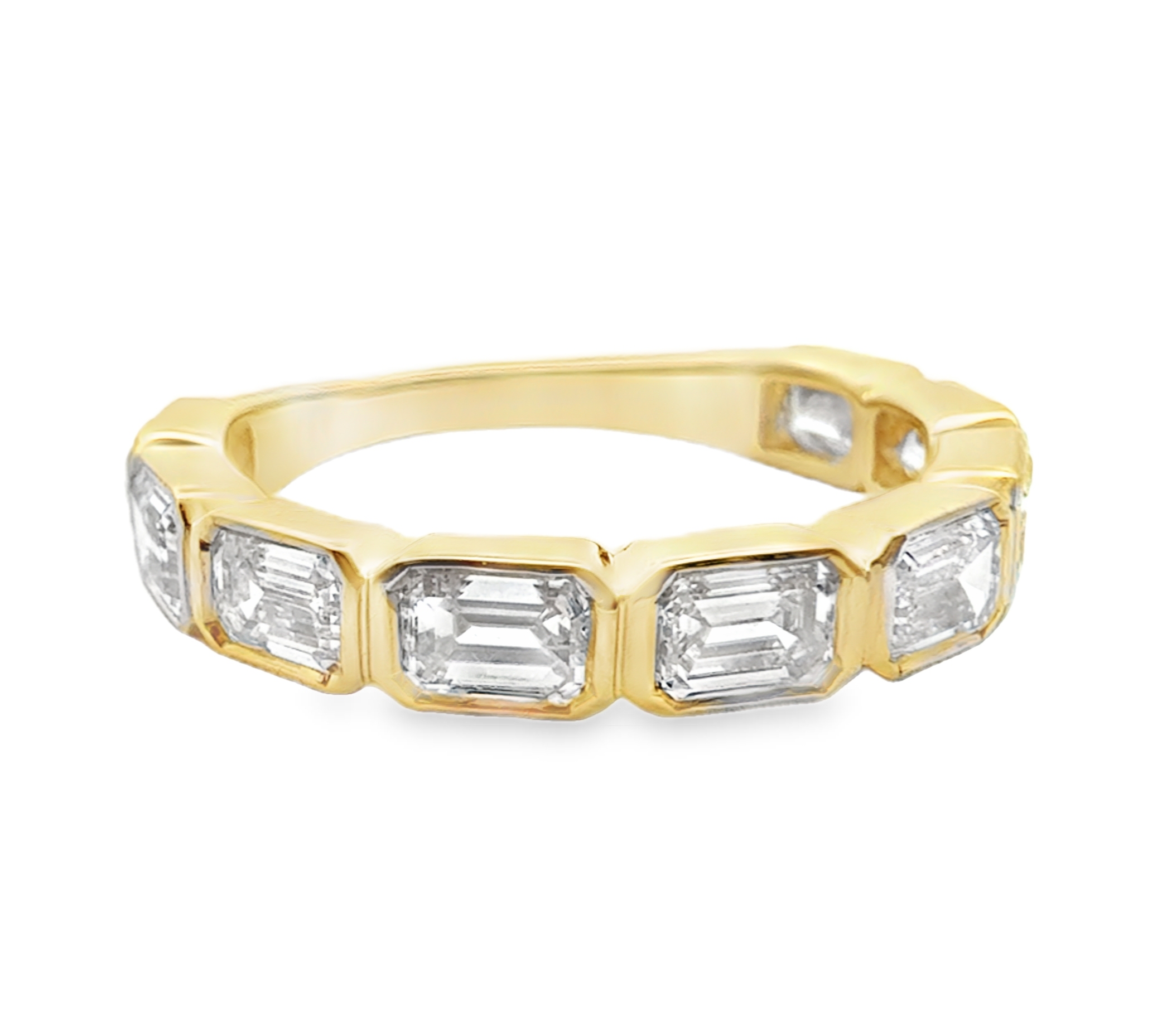 2.00ctw East-West Bezel Ring
