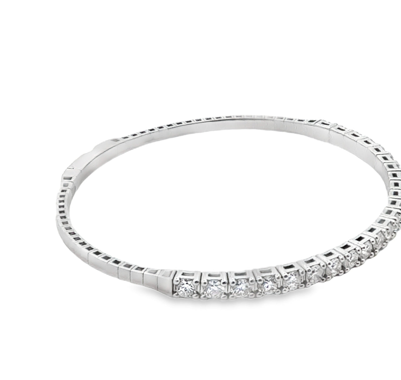 2.30ctw Lab Diamond Flexi Bangle