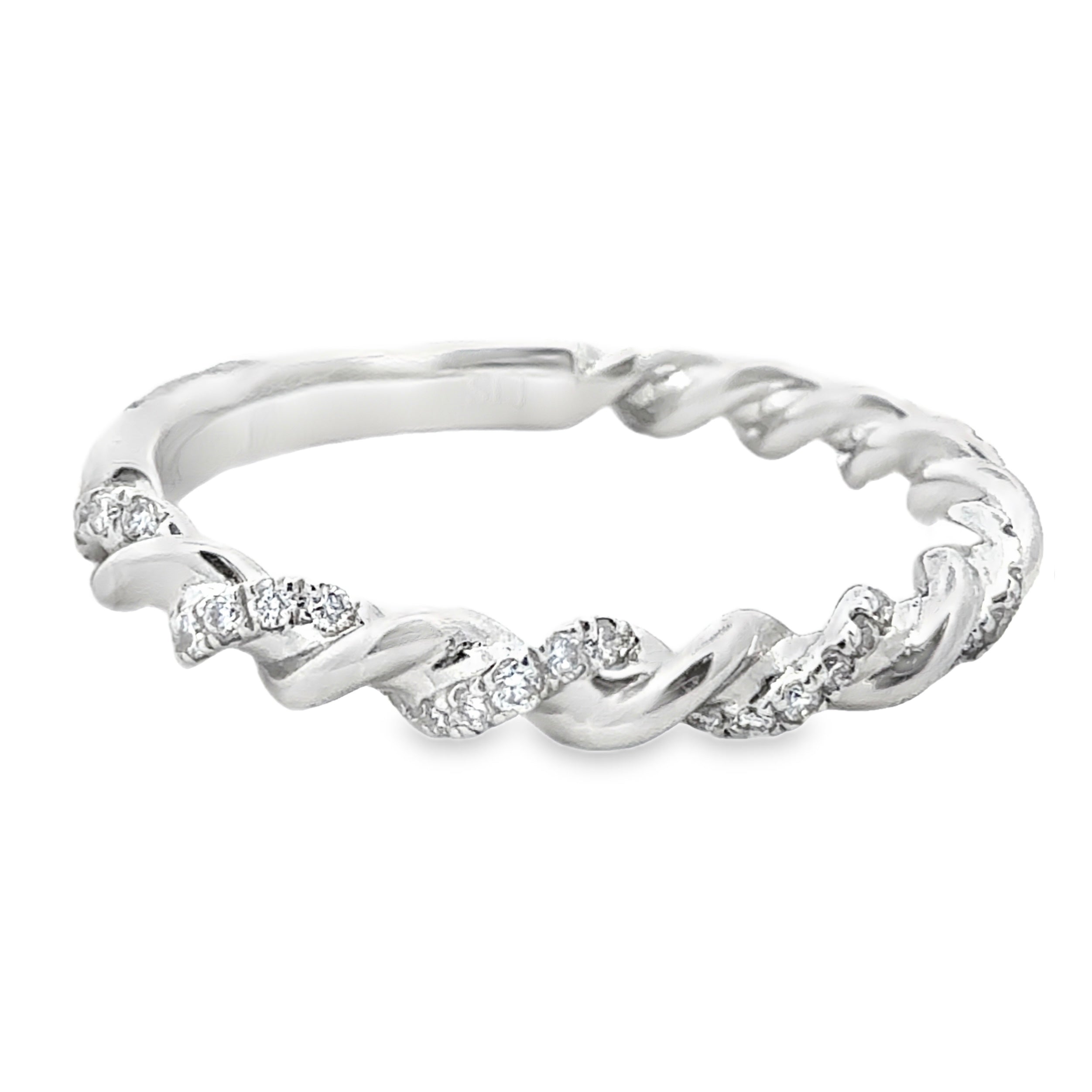 Pavé & Metal Twist Band