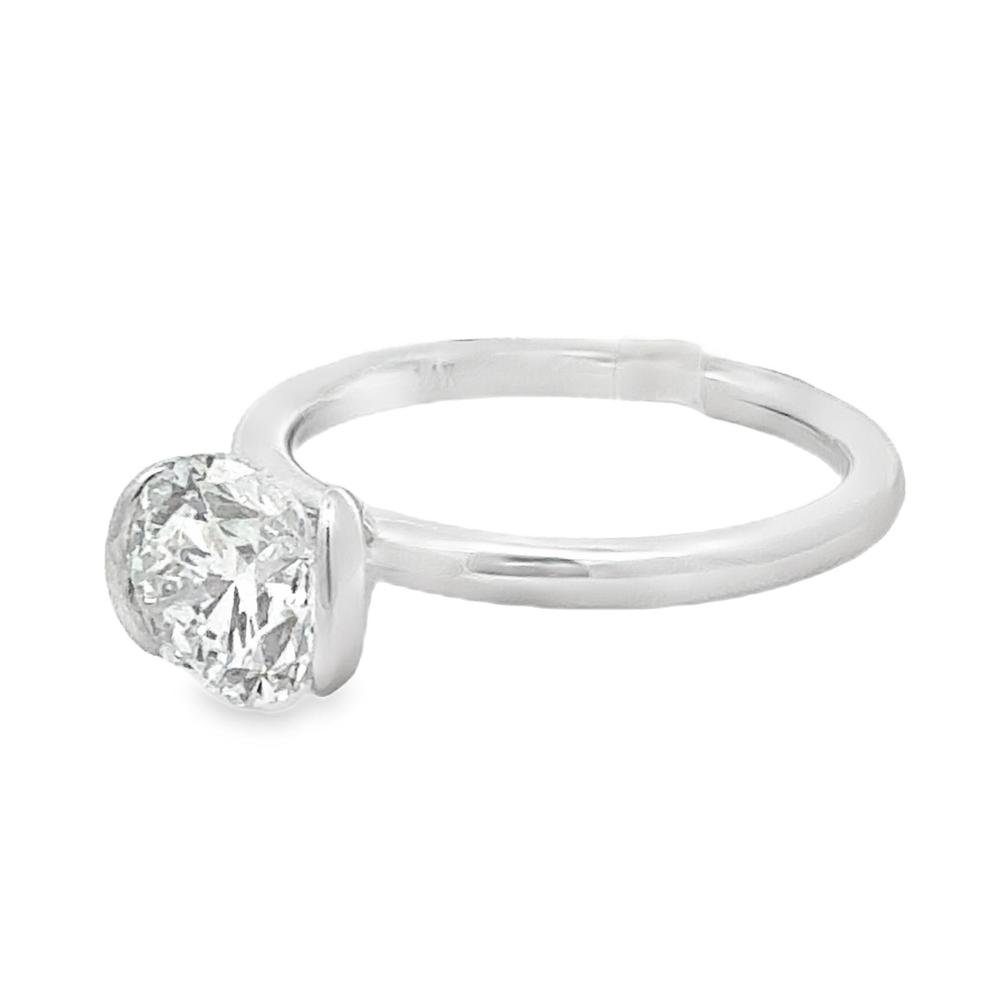 Suspended Bezel Ring