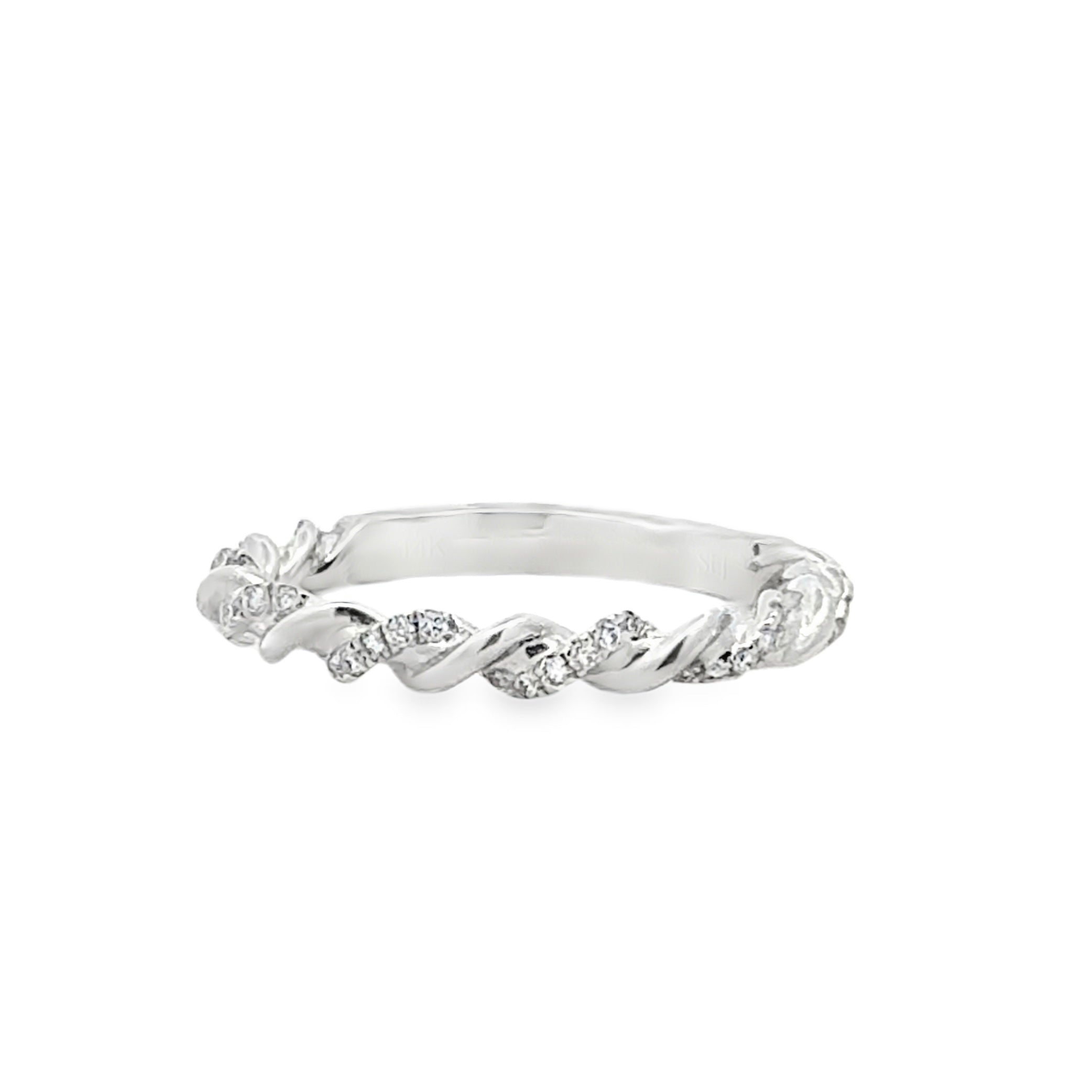 Pavé & Metal Twist Band