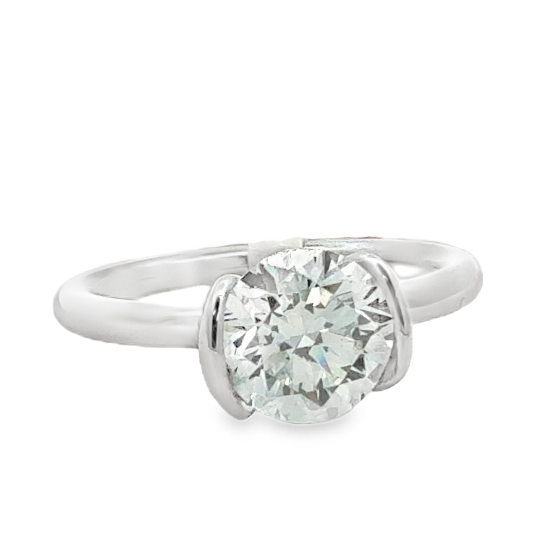 Suspended Bezel Ring