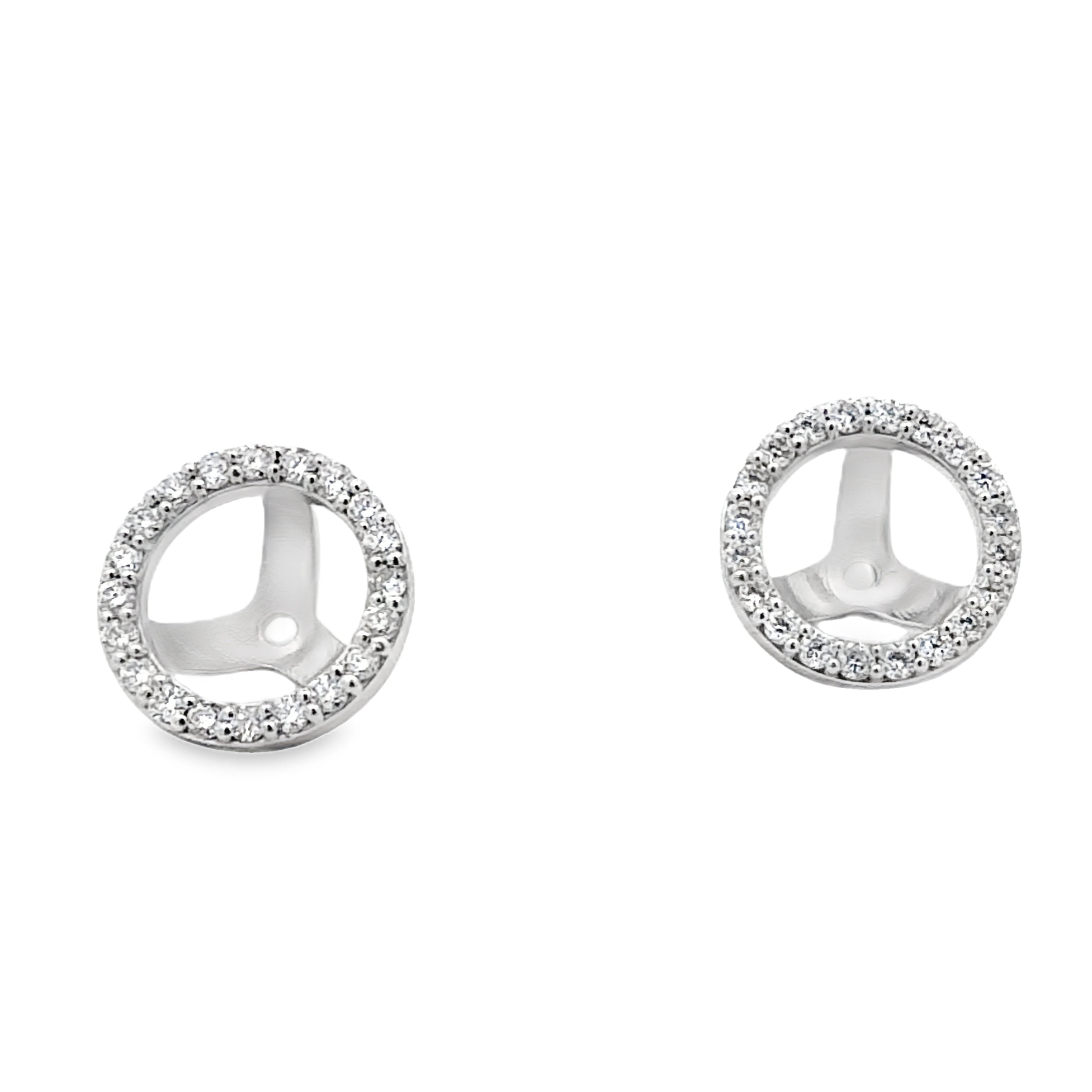 Halo Earring Jacket (For 3.00ctw Eardings)