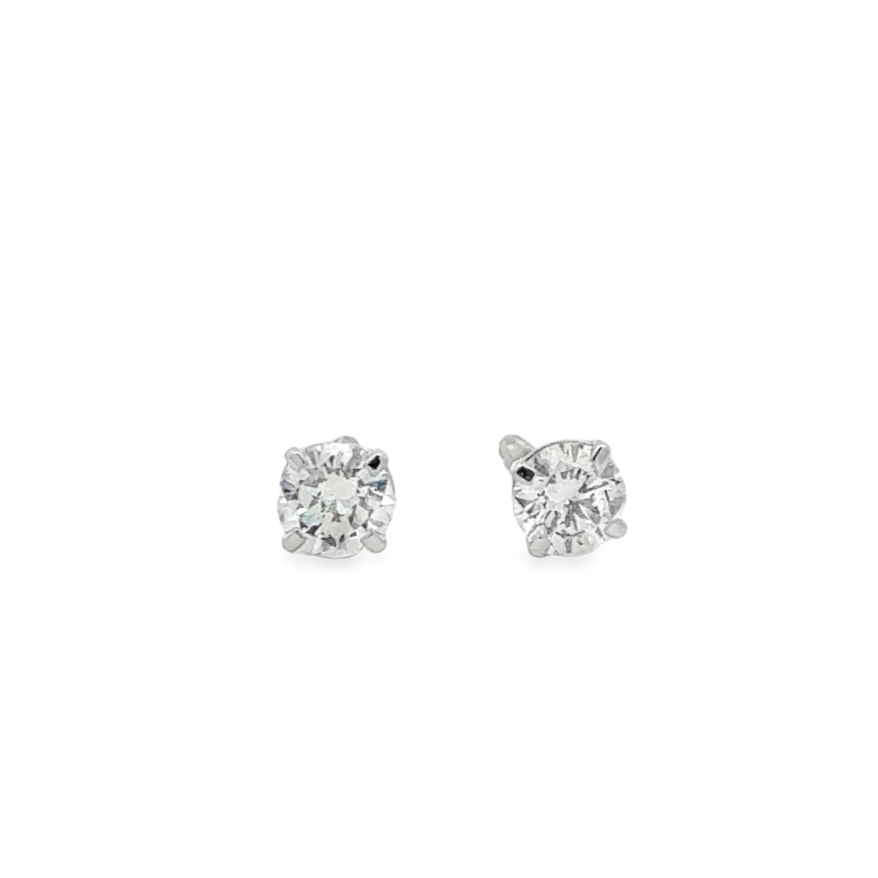 0.50ctw Lab Diamond Studs