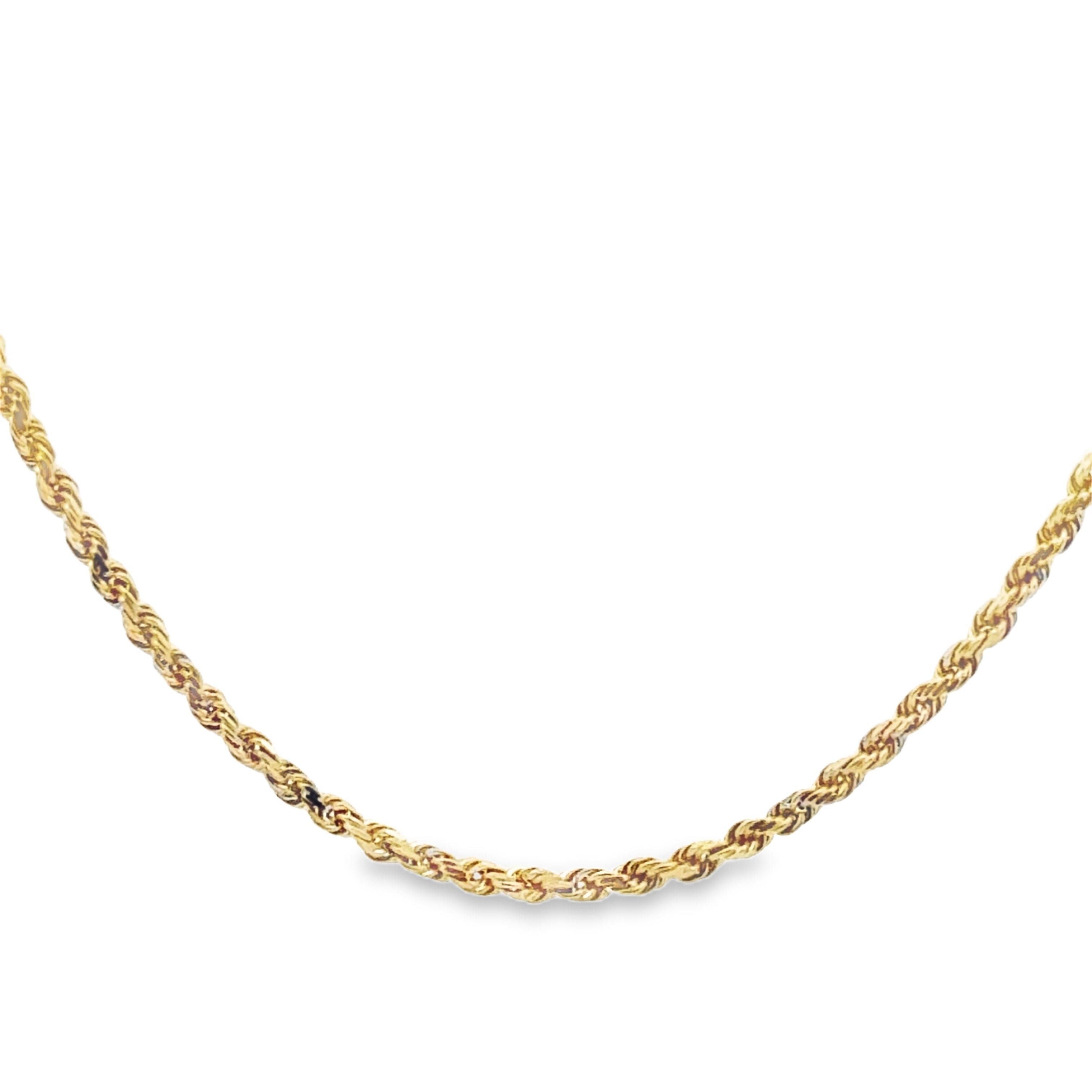 14k Yellow Gold Rope Chain