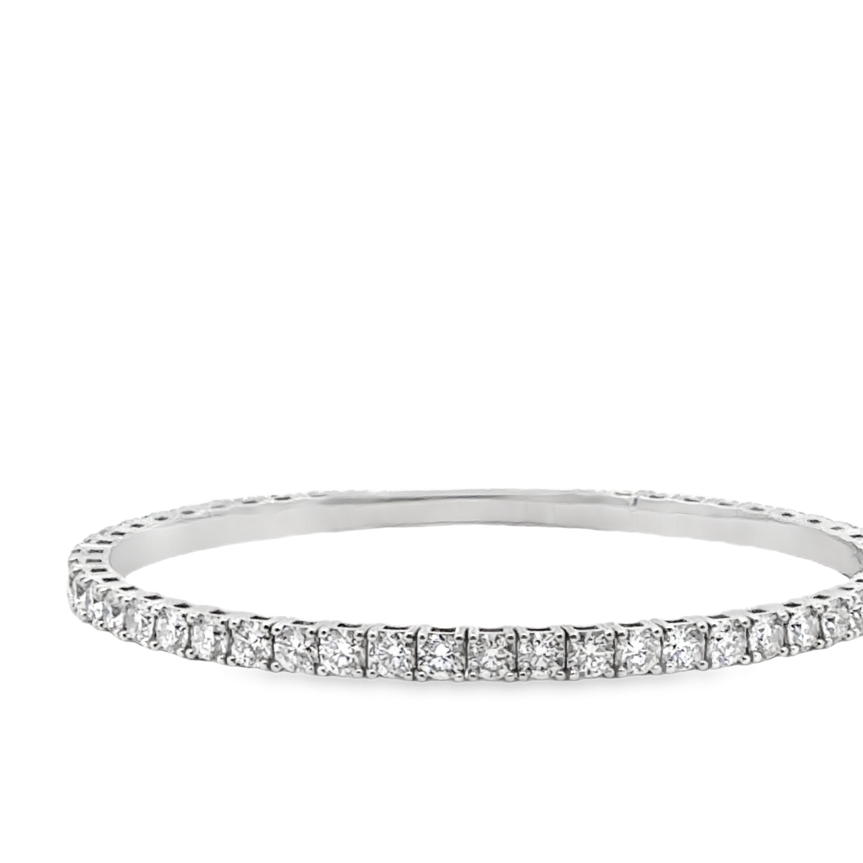 6.61ctw Lab Diamond Full Flexi Bangle