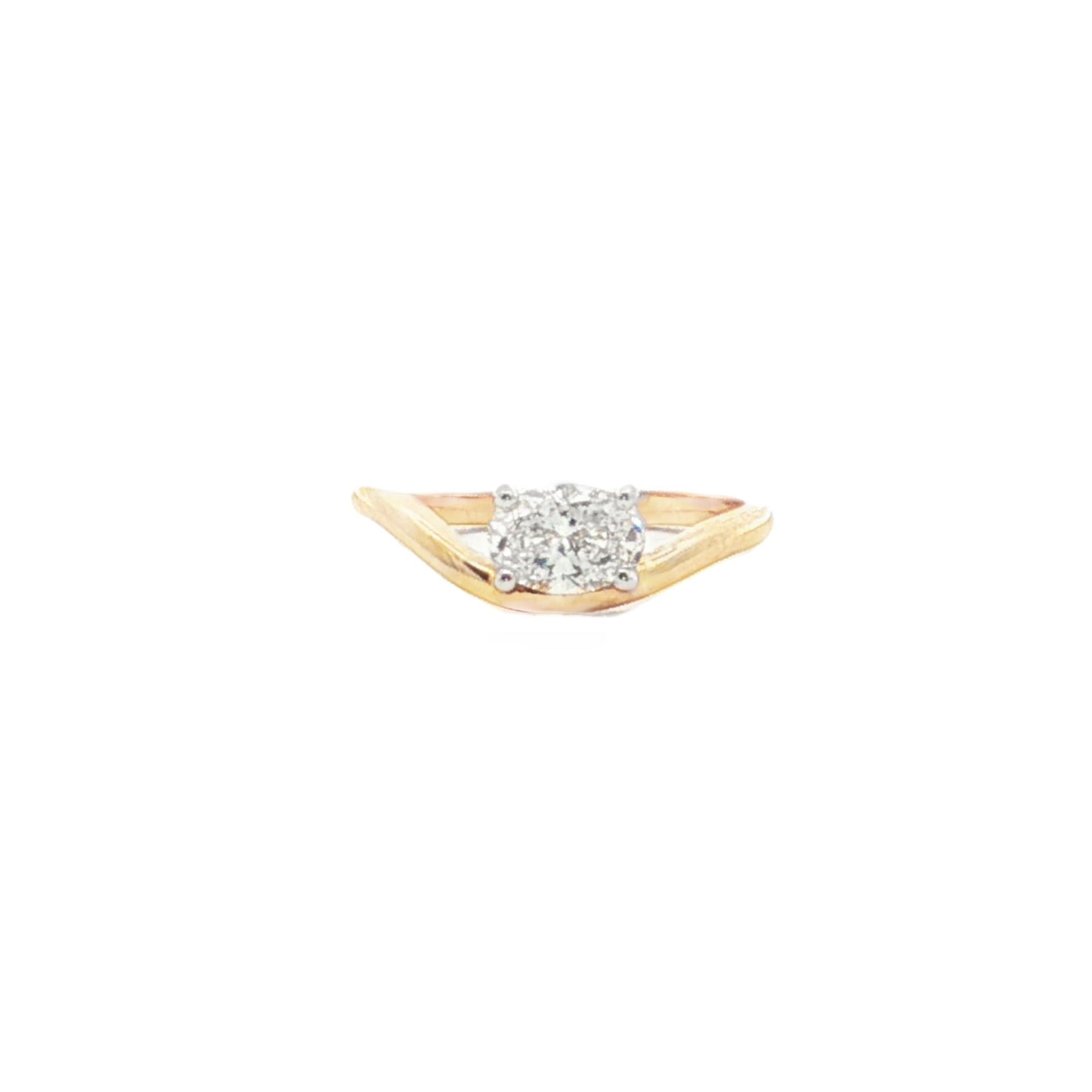 Oval Curve Ring