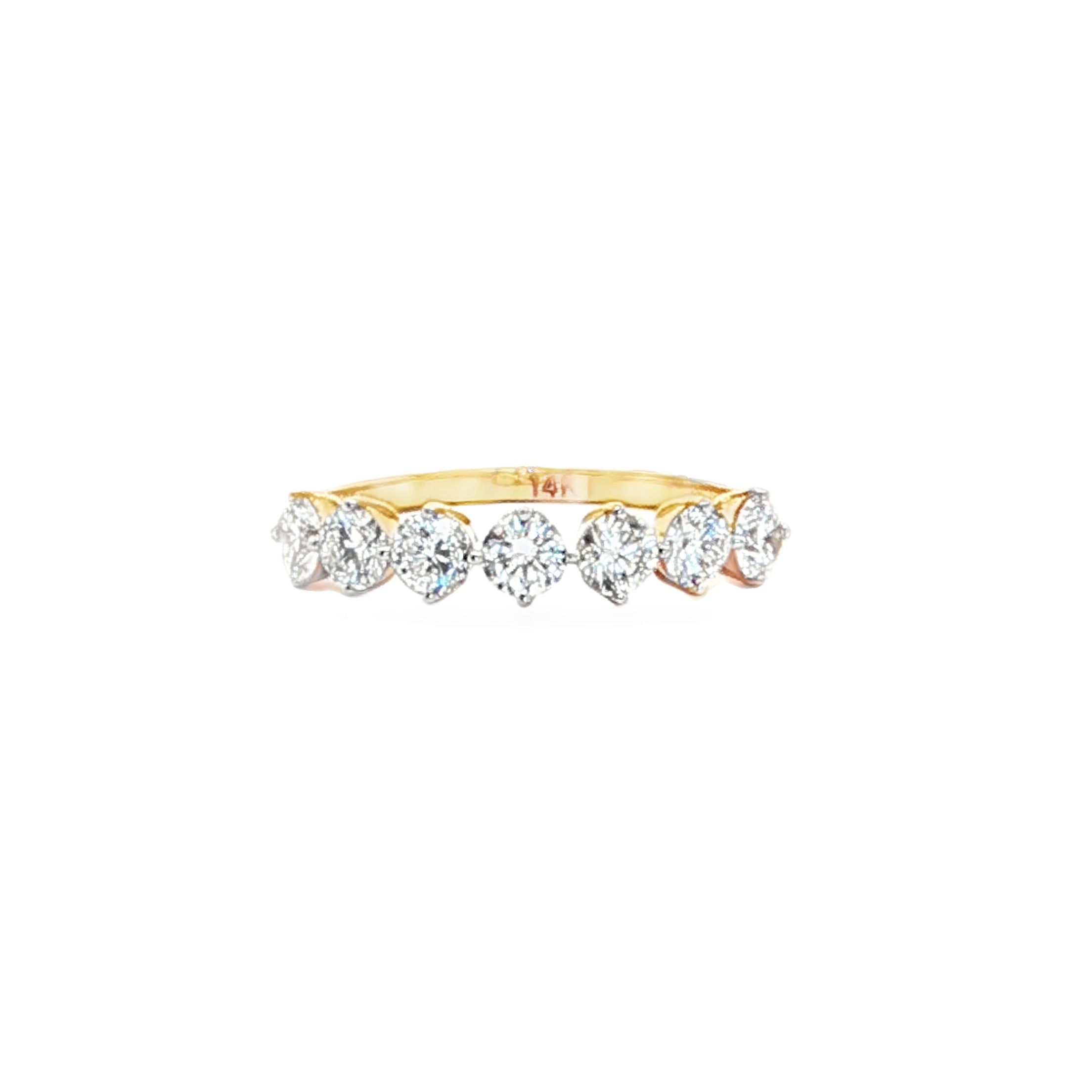 Compass Set Diamond Band