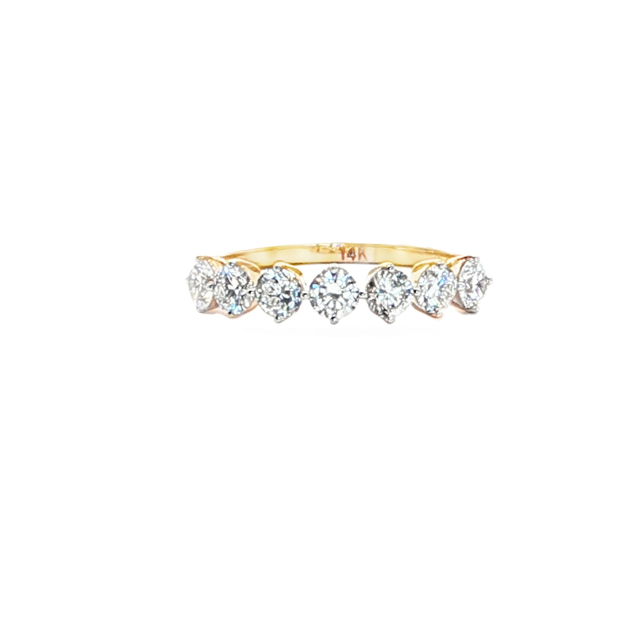 Compass Set Diamond Band