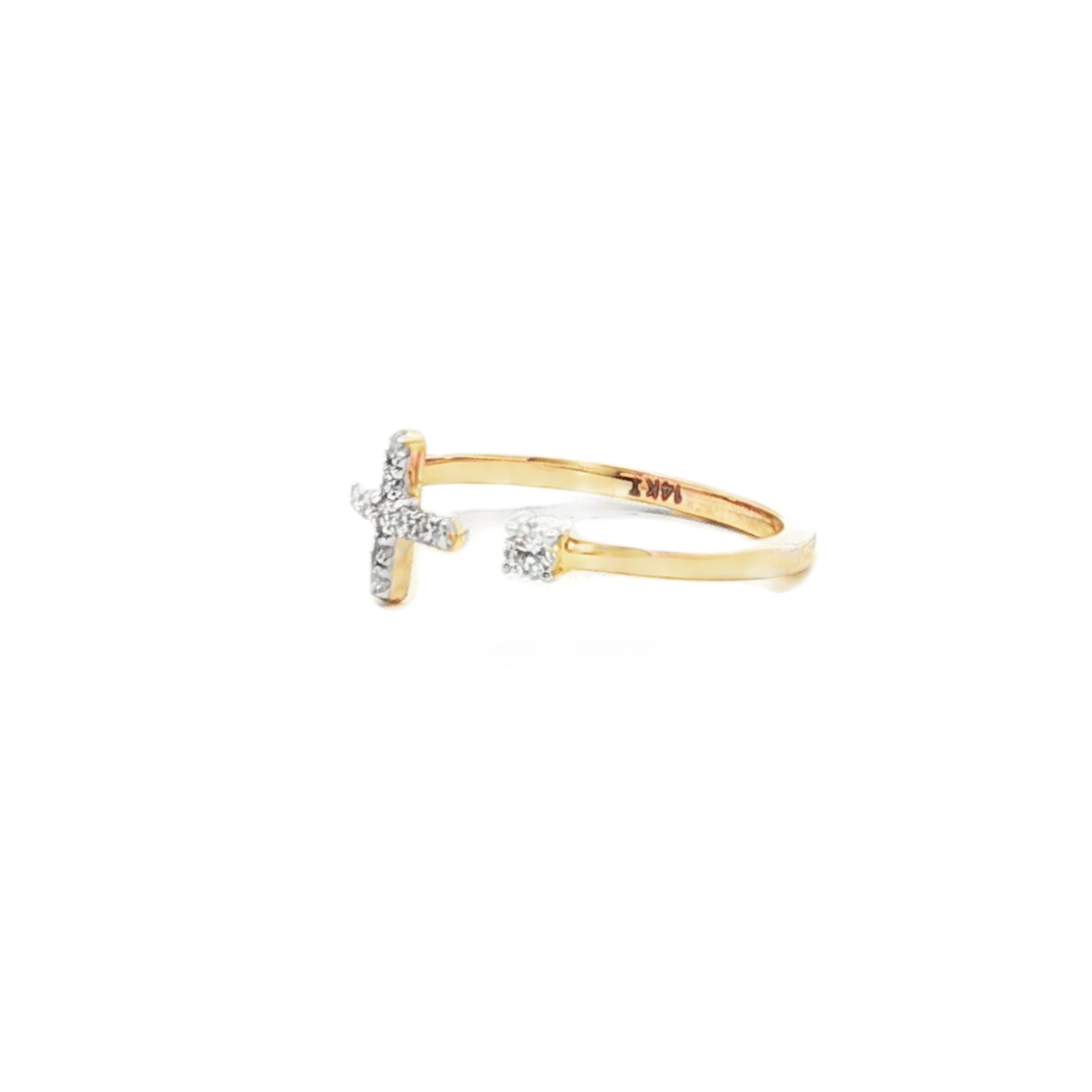 Pavé Open Cross Ring