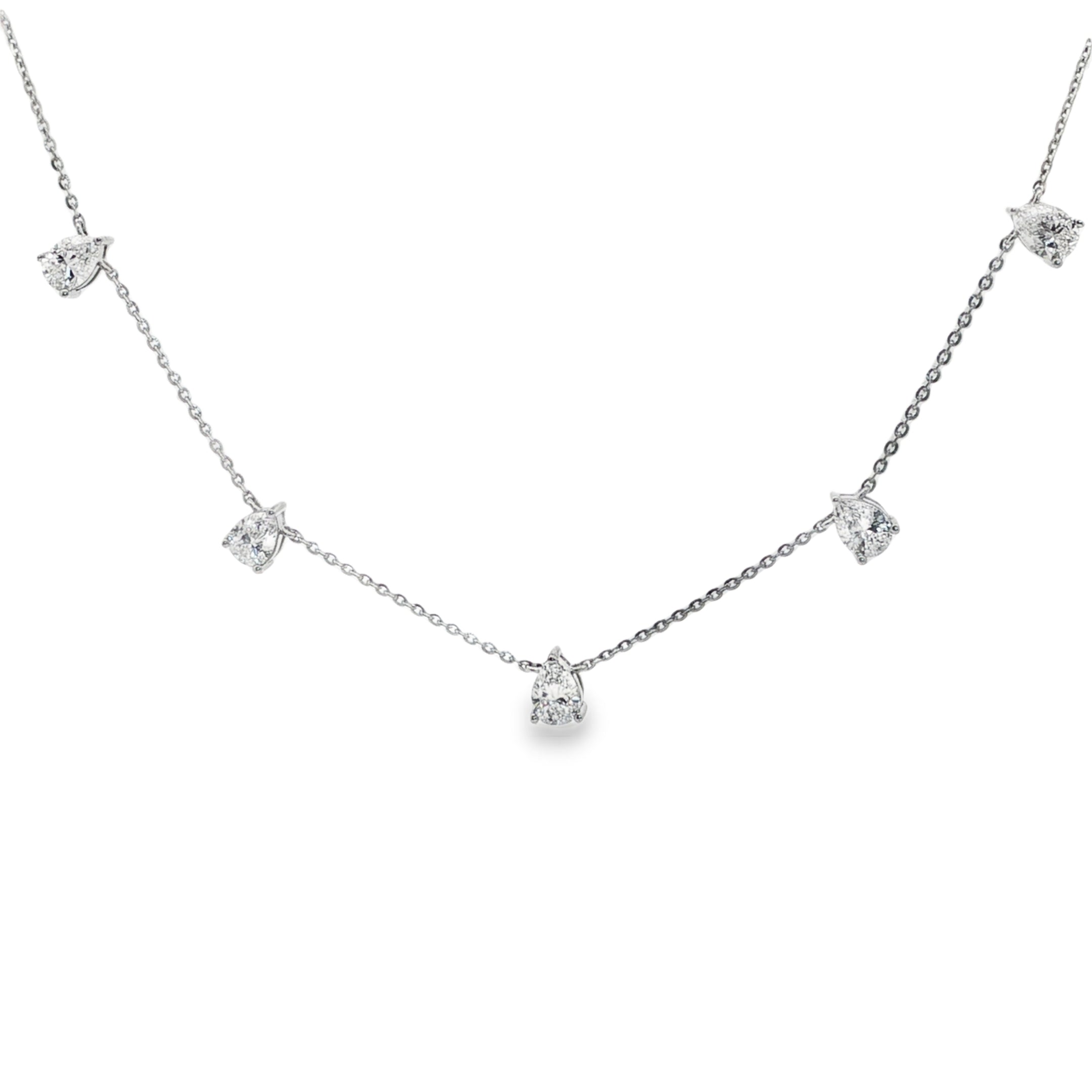 Pear Station Necklace