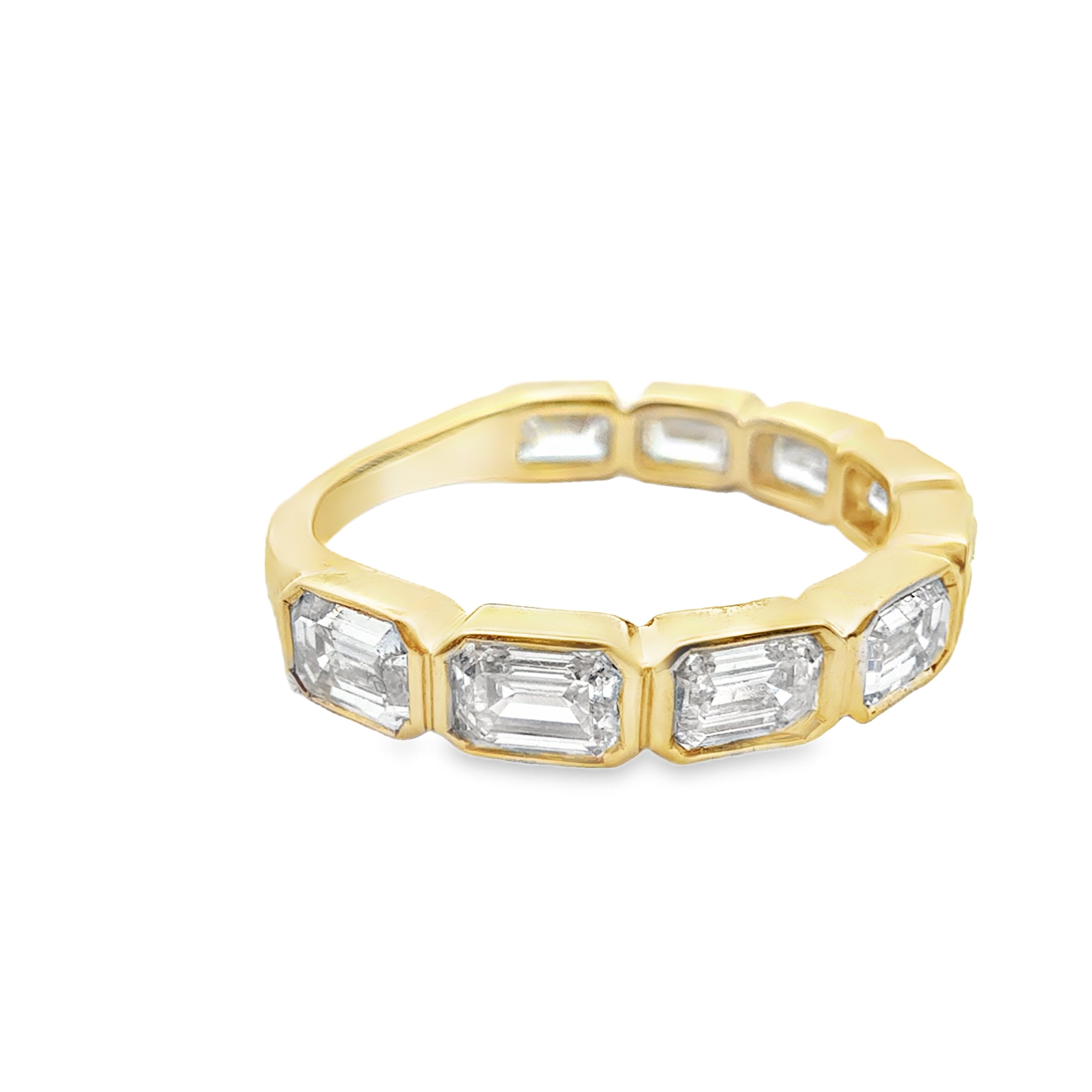 2.00ctw East-West Bezel Ring