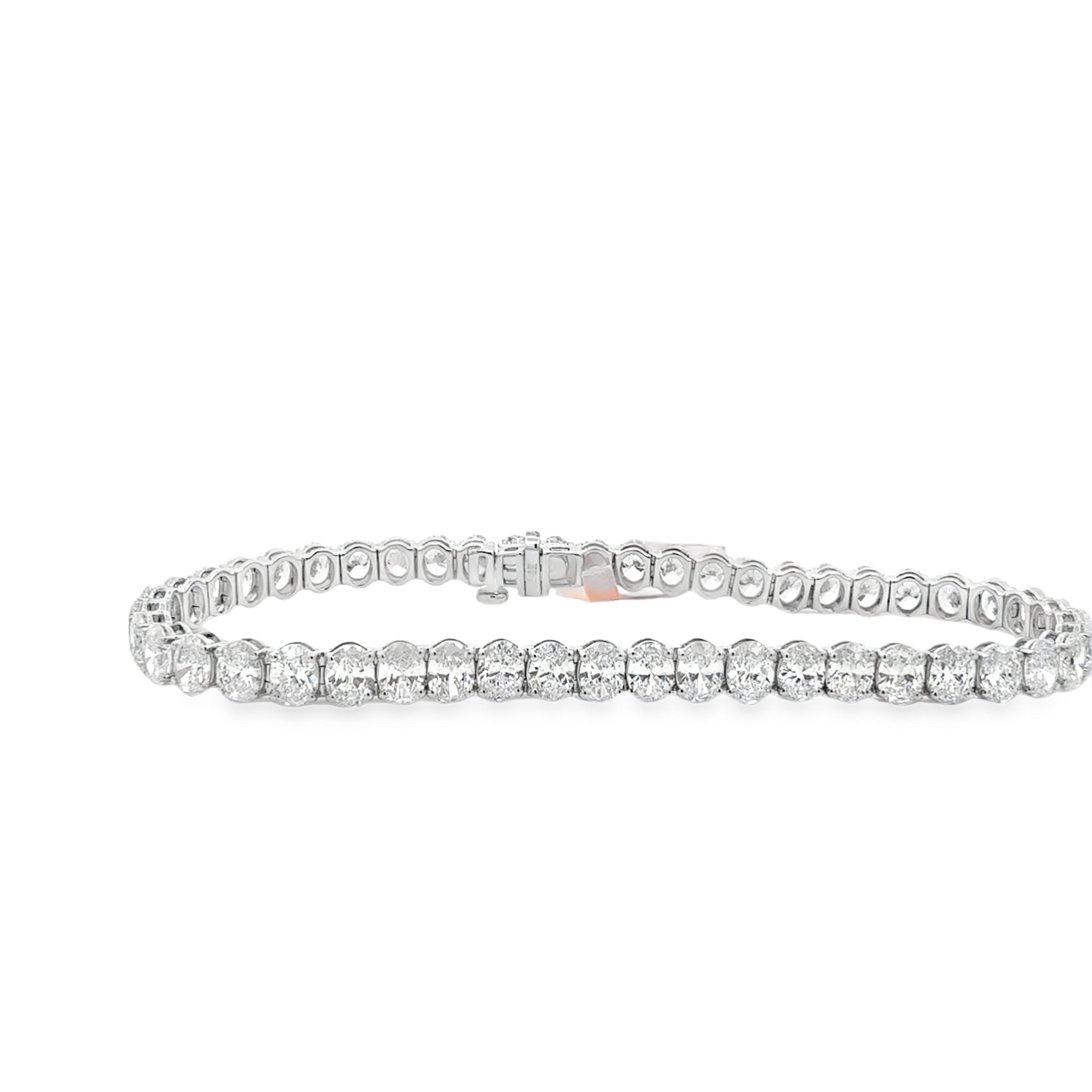 Traditional Oval Tennis Bracelet