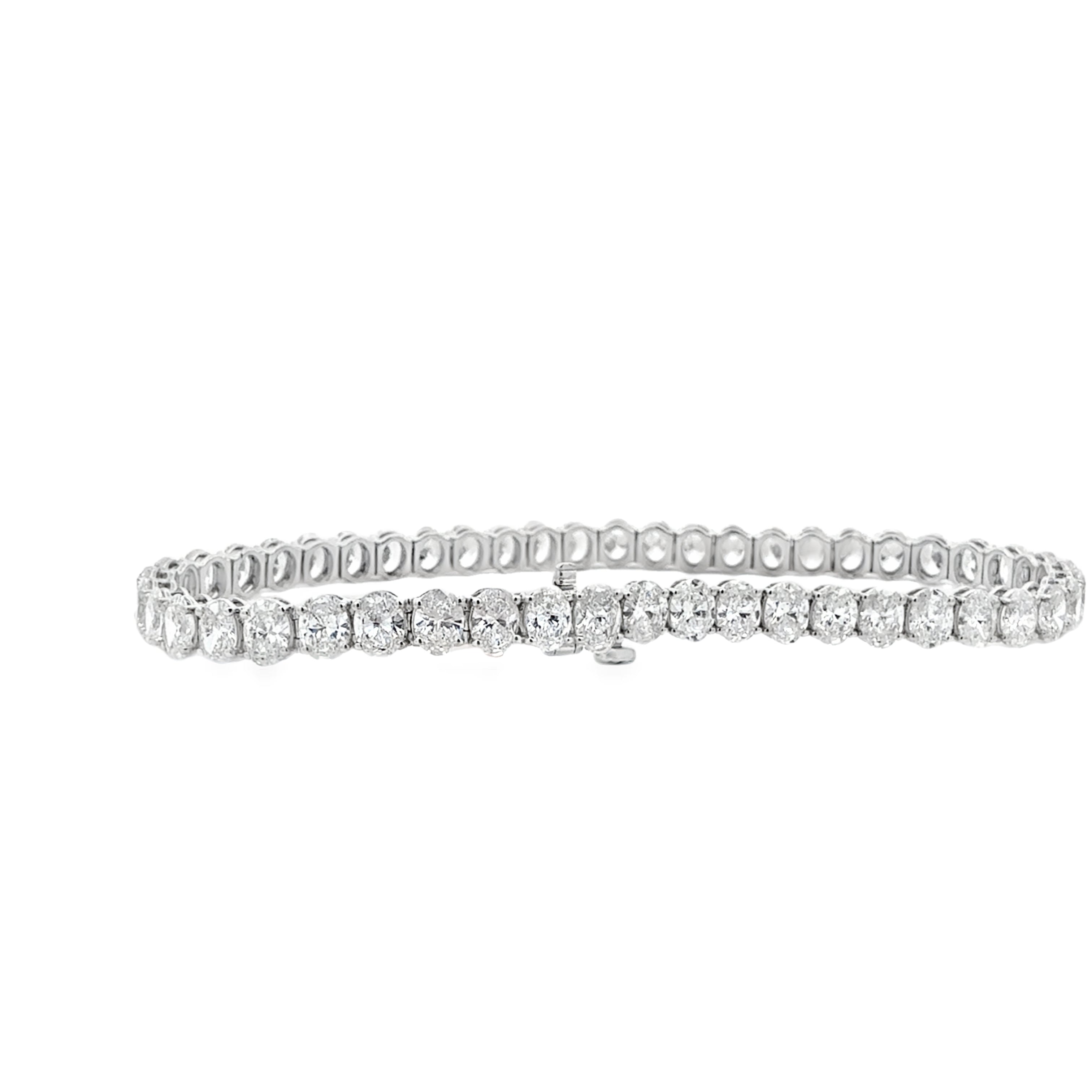 Traditional Oval Tennis Bracelet