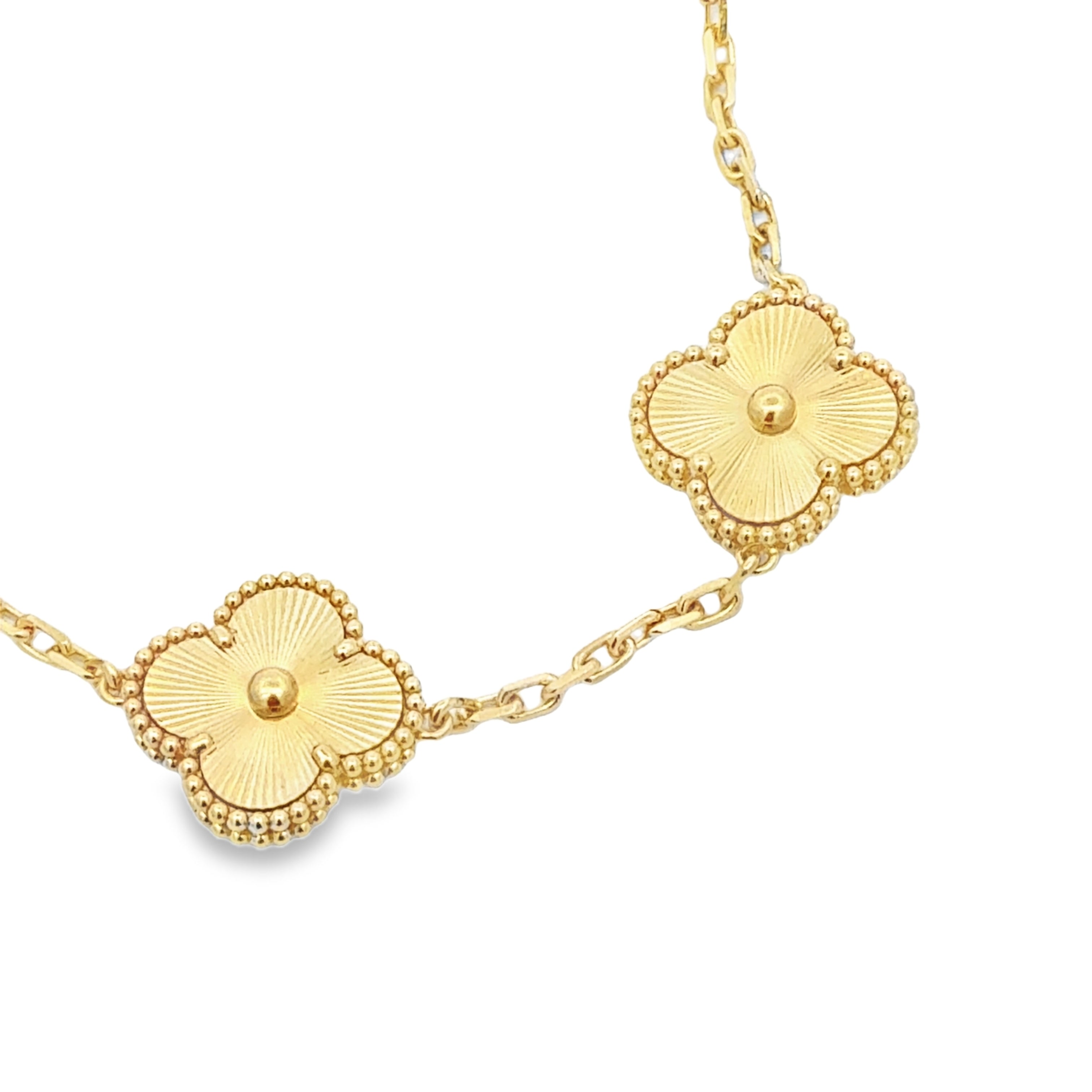 Flower “Motif” Link Bracelet