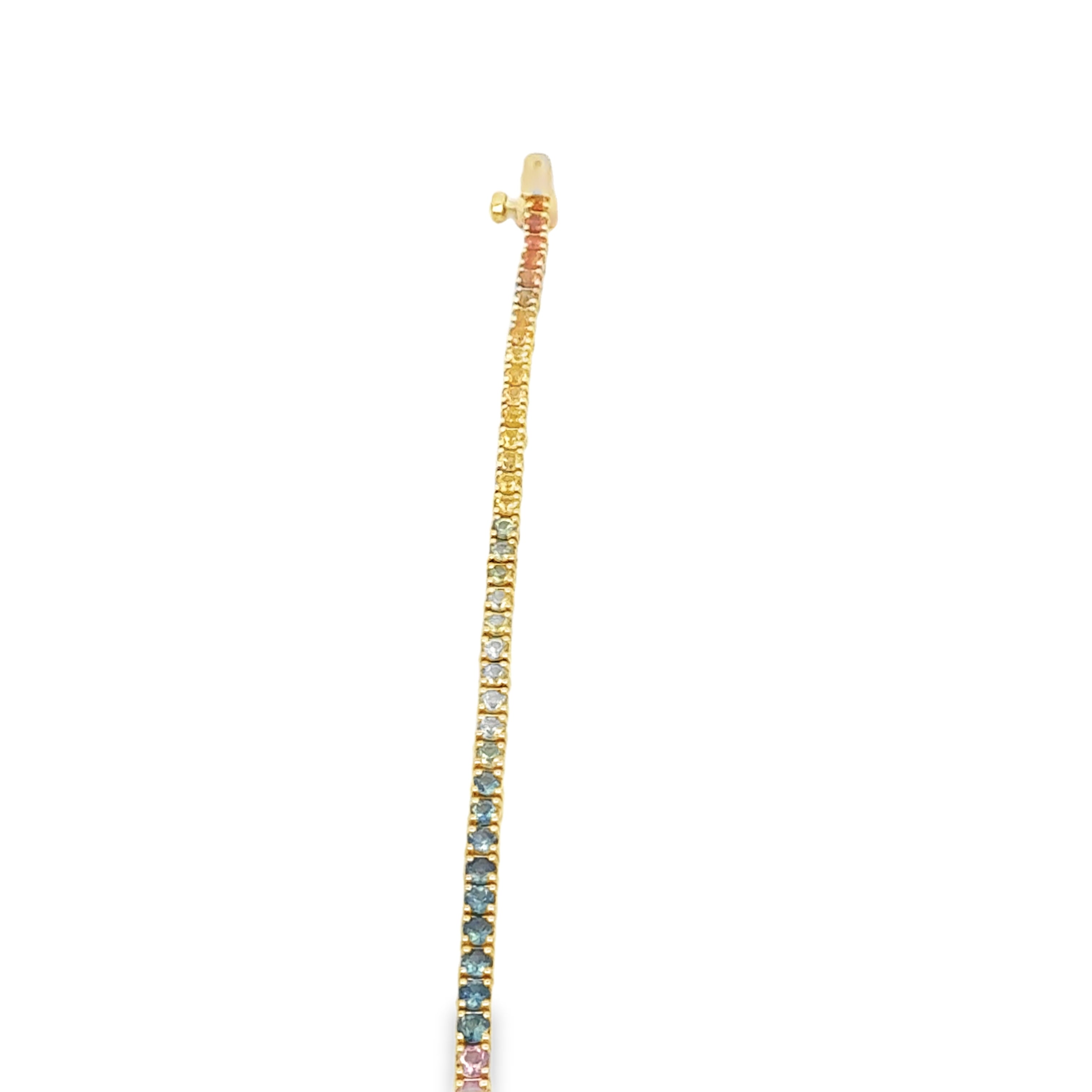 Rainbow Tennis Bracelet