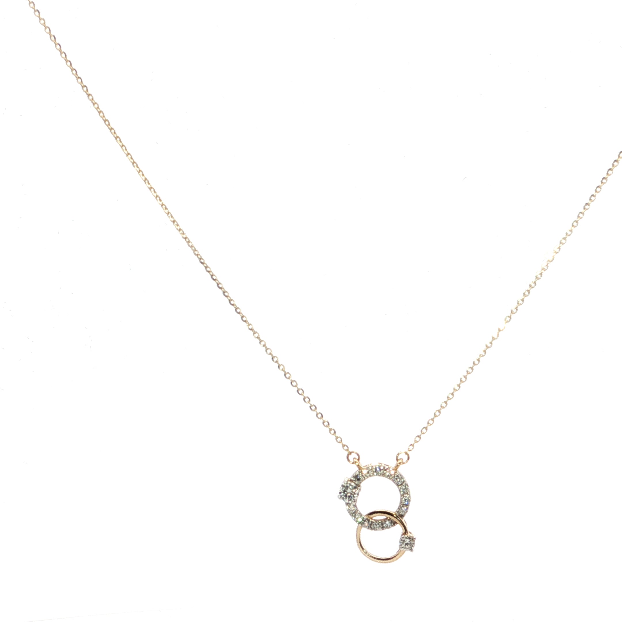 Interlocking Halo Necklace