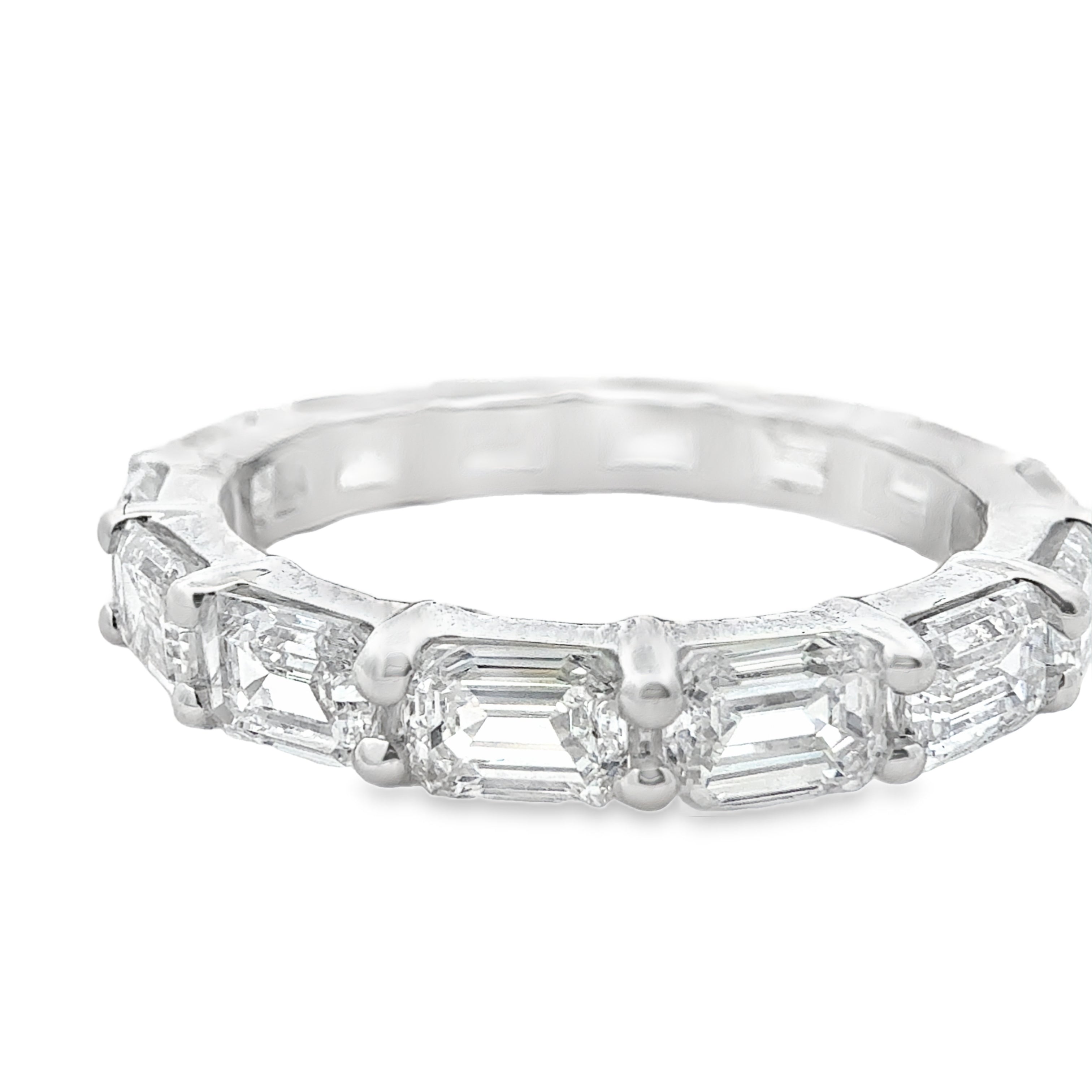 3.50ctw East-West Emerald Band