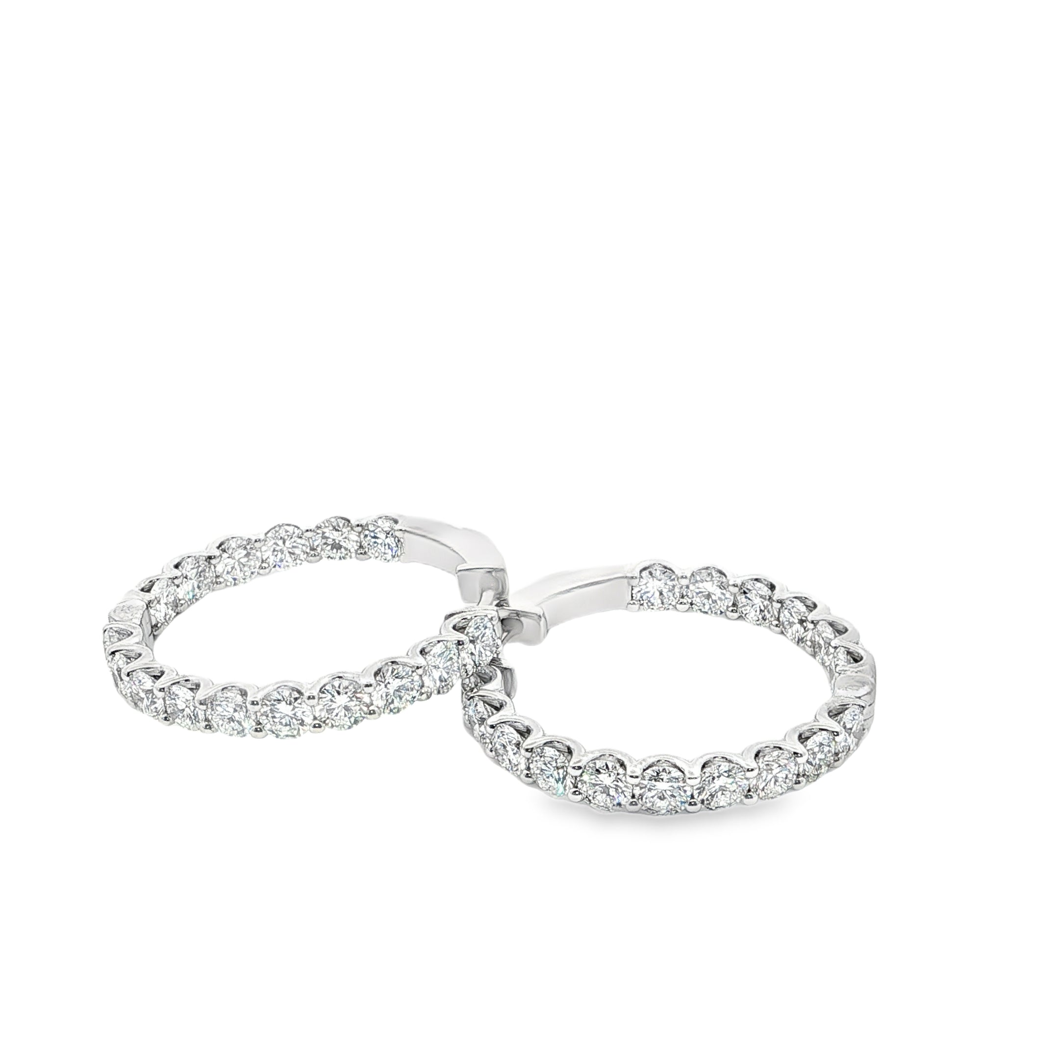 4.00ctw Inside-Outside Hoops