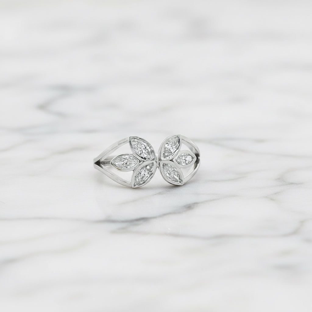 Marquise Wings Ring