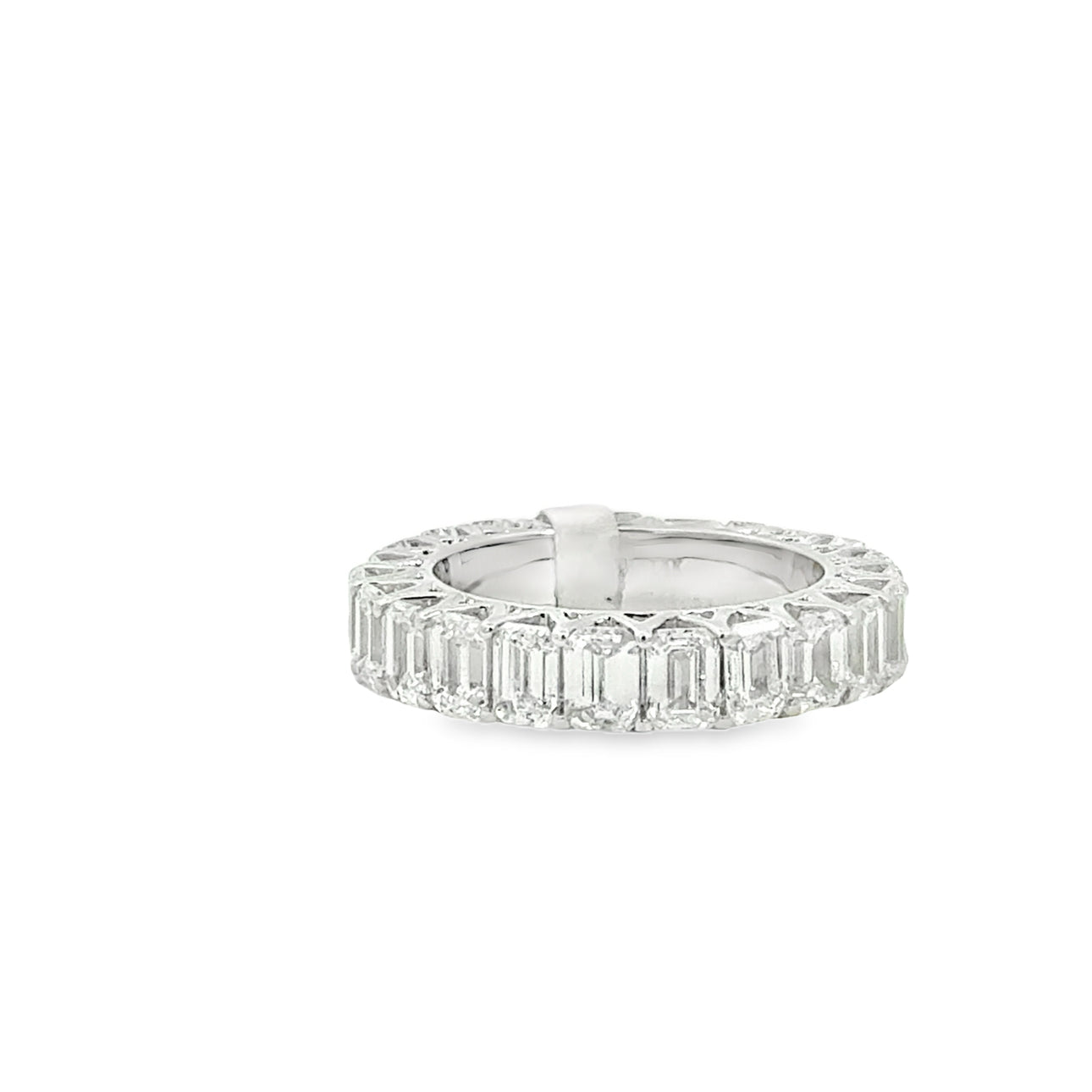 5.61CTW Emerald-Cut Lab Diamond Eternity Band (Size 6.75)