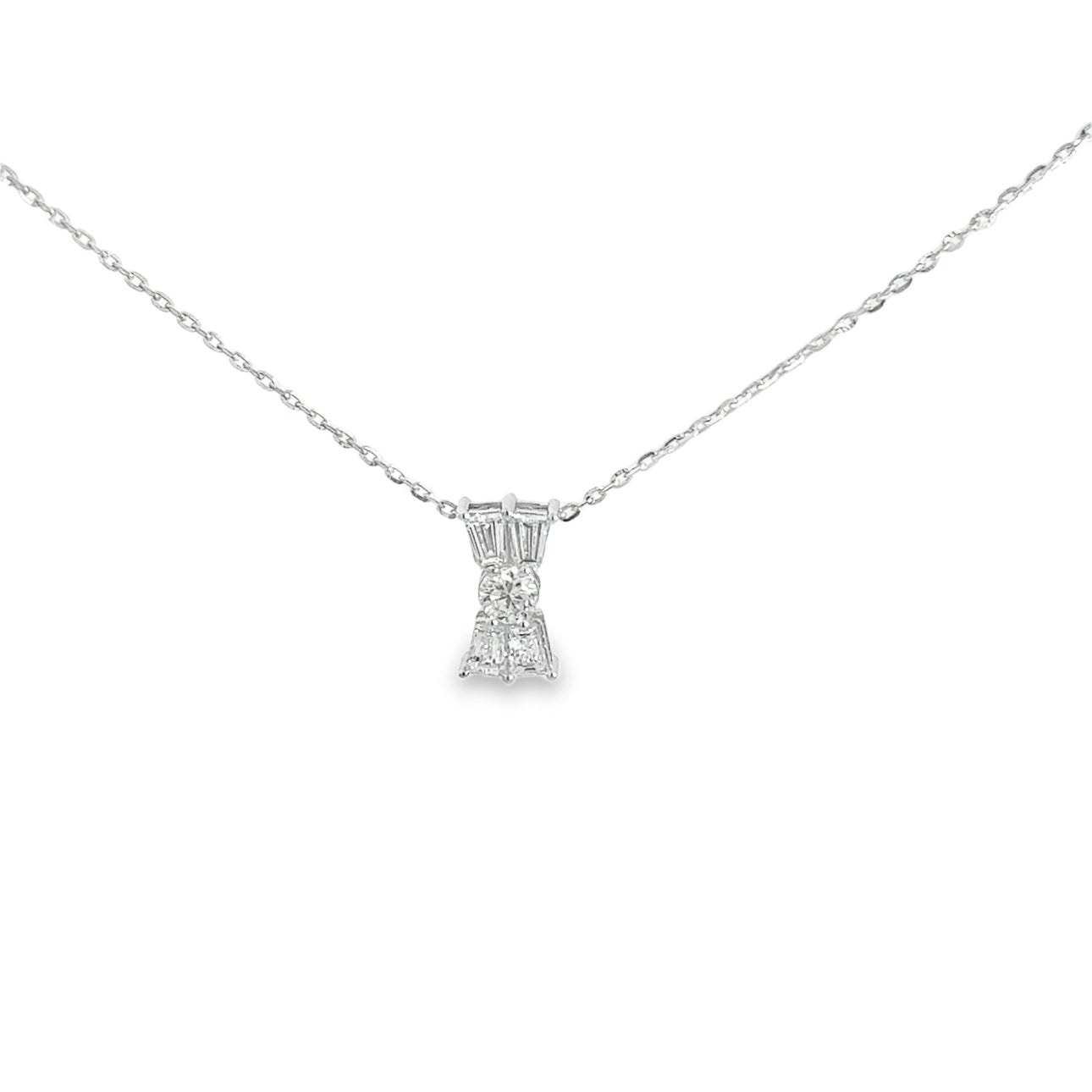 1.08CTW Lab Diamond Slide Pendant