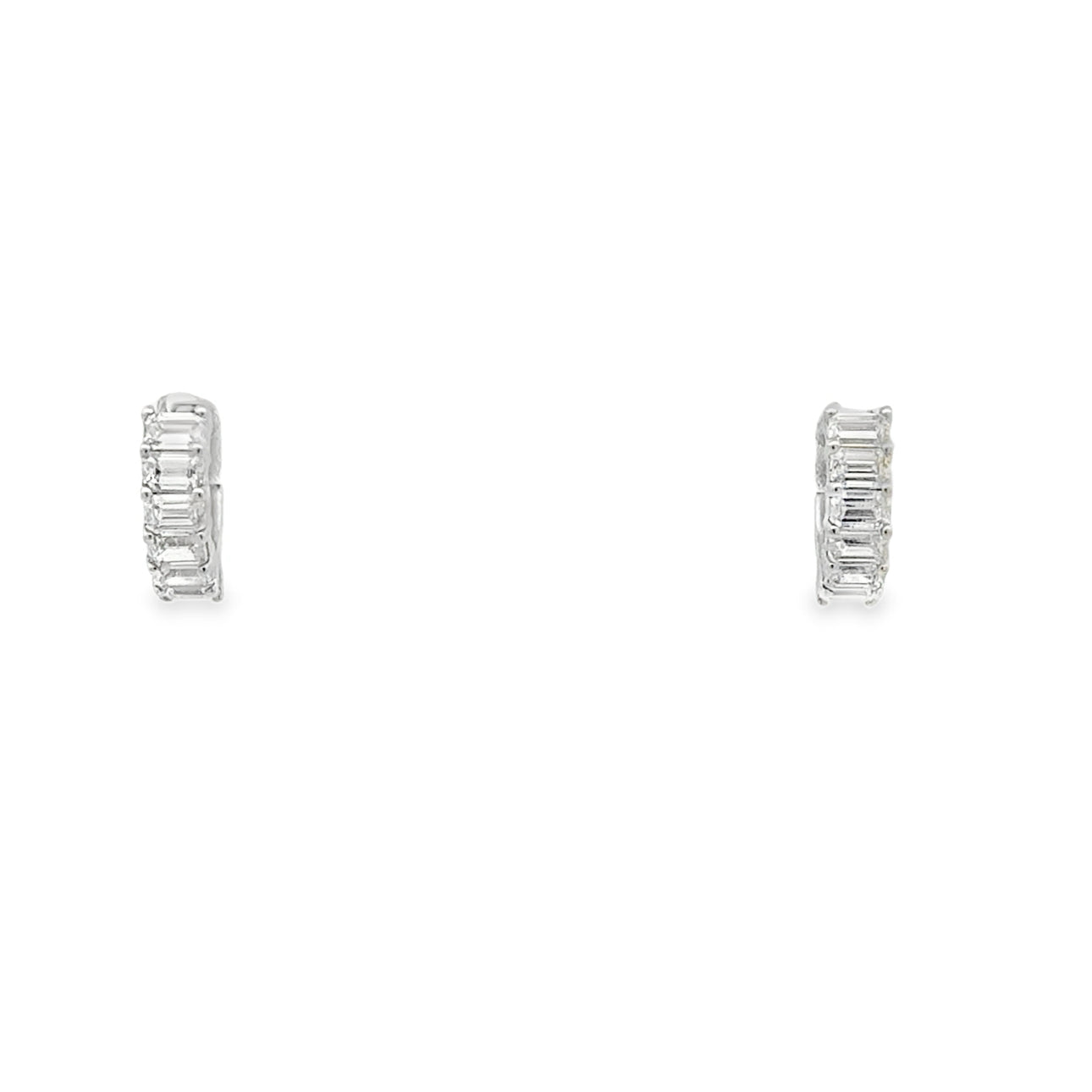 1.20ctw Lab Diamond Emerald-cut Huggies