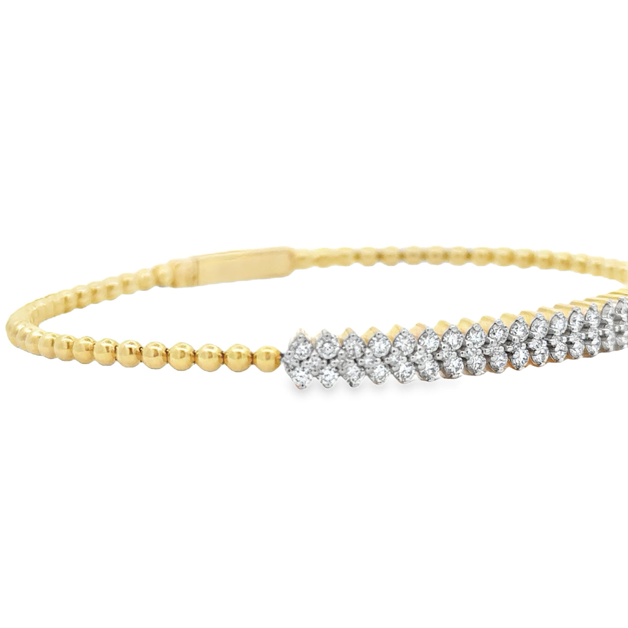 Triple Row Flexible Bangle