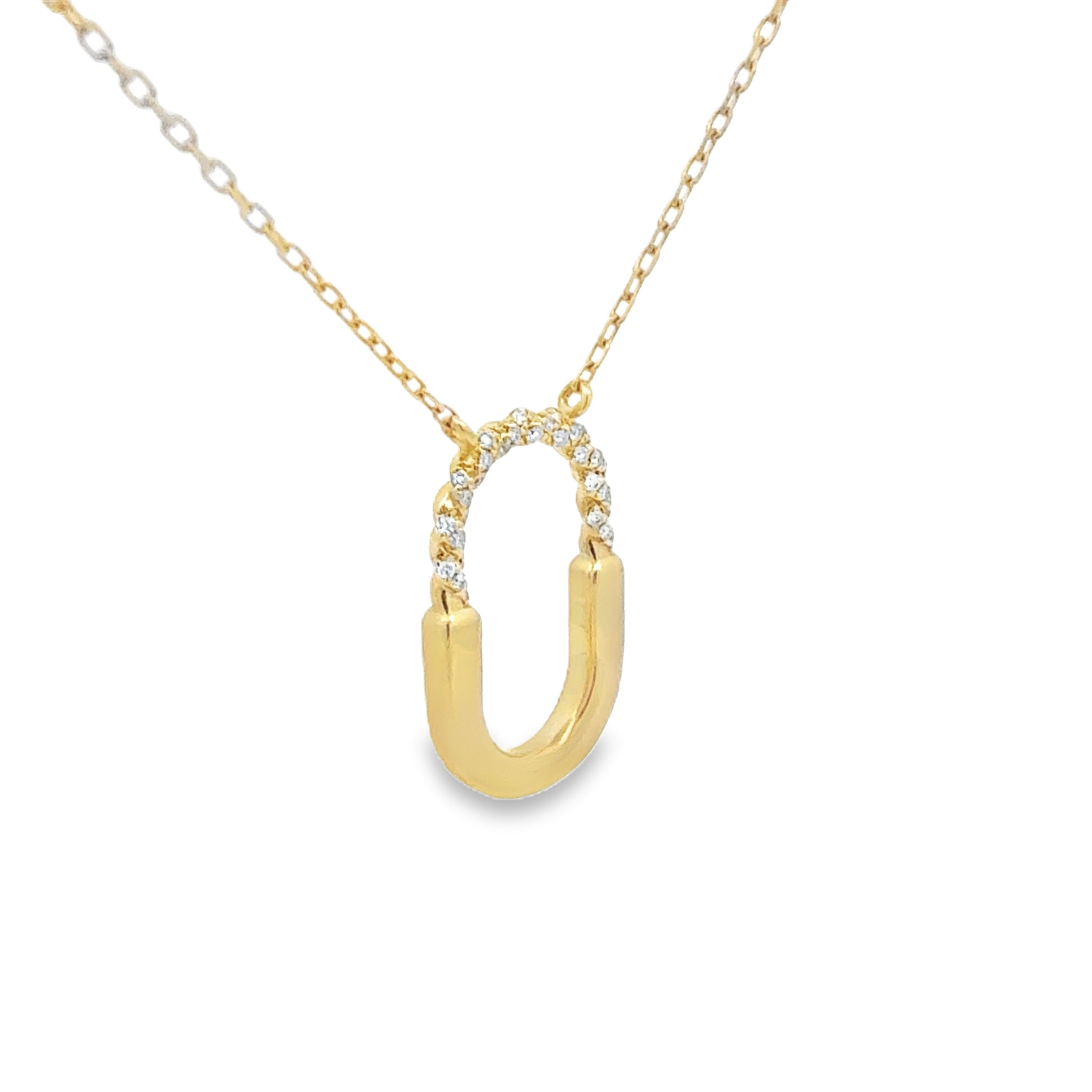 Diamond Lock Necklace