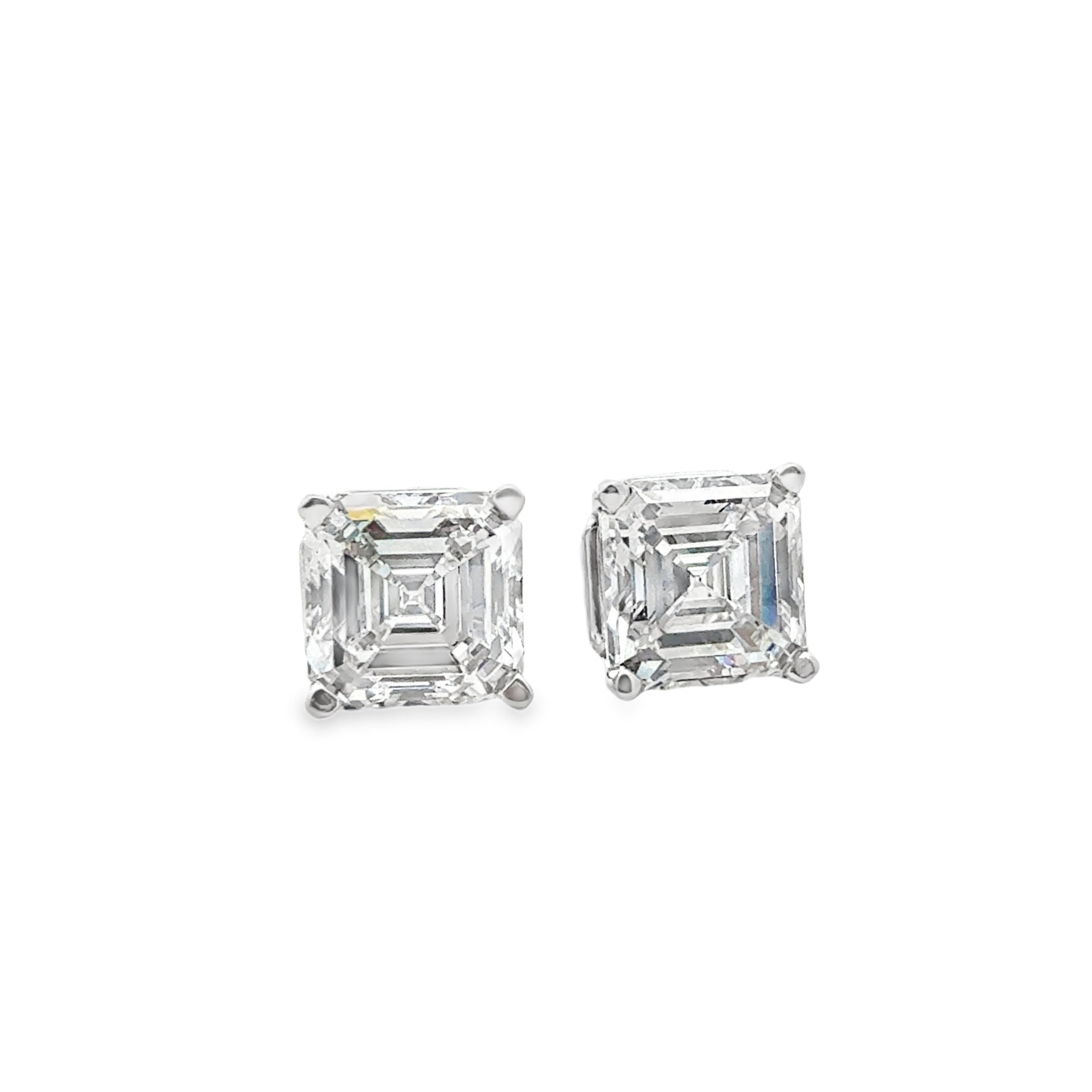 Asscher Lab Diamond Studs