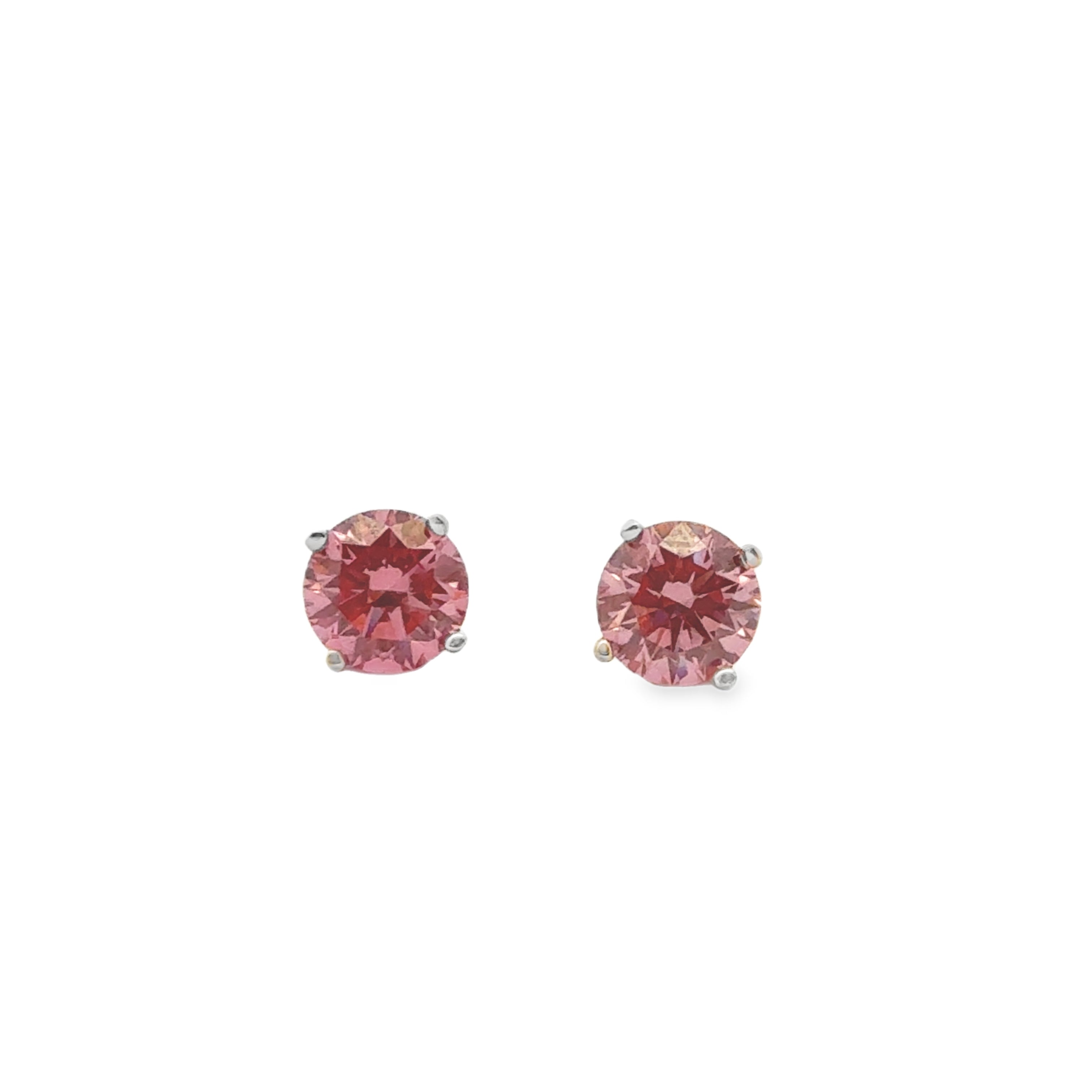 2.00CTW Lab Pink Diamond Studs