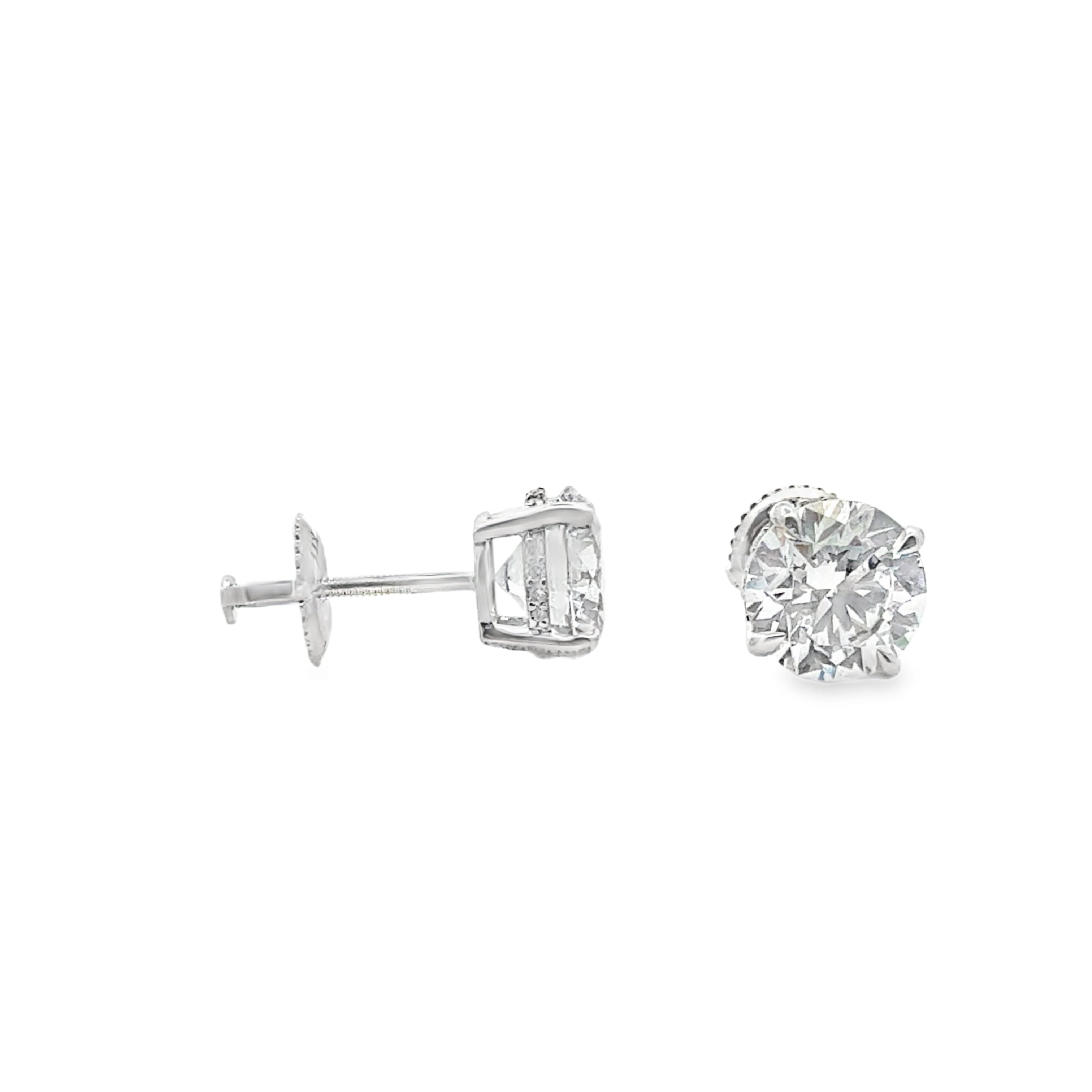 Hidden Halo Lab Diamond Studs