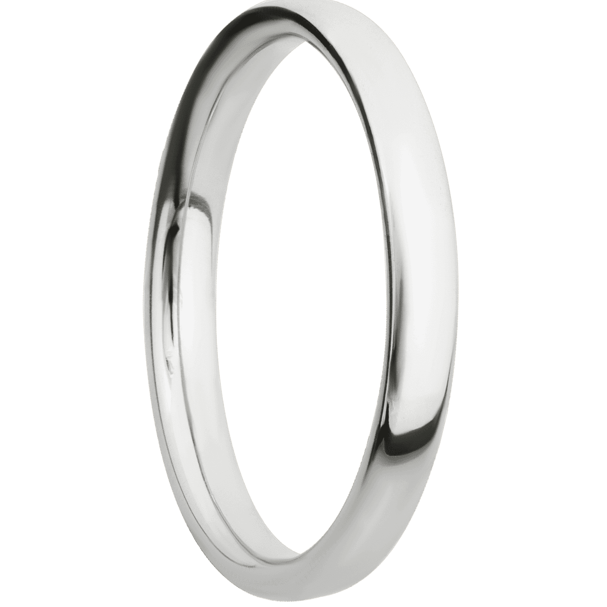 14K White Gold + Polish Finish